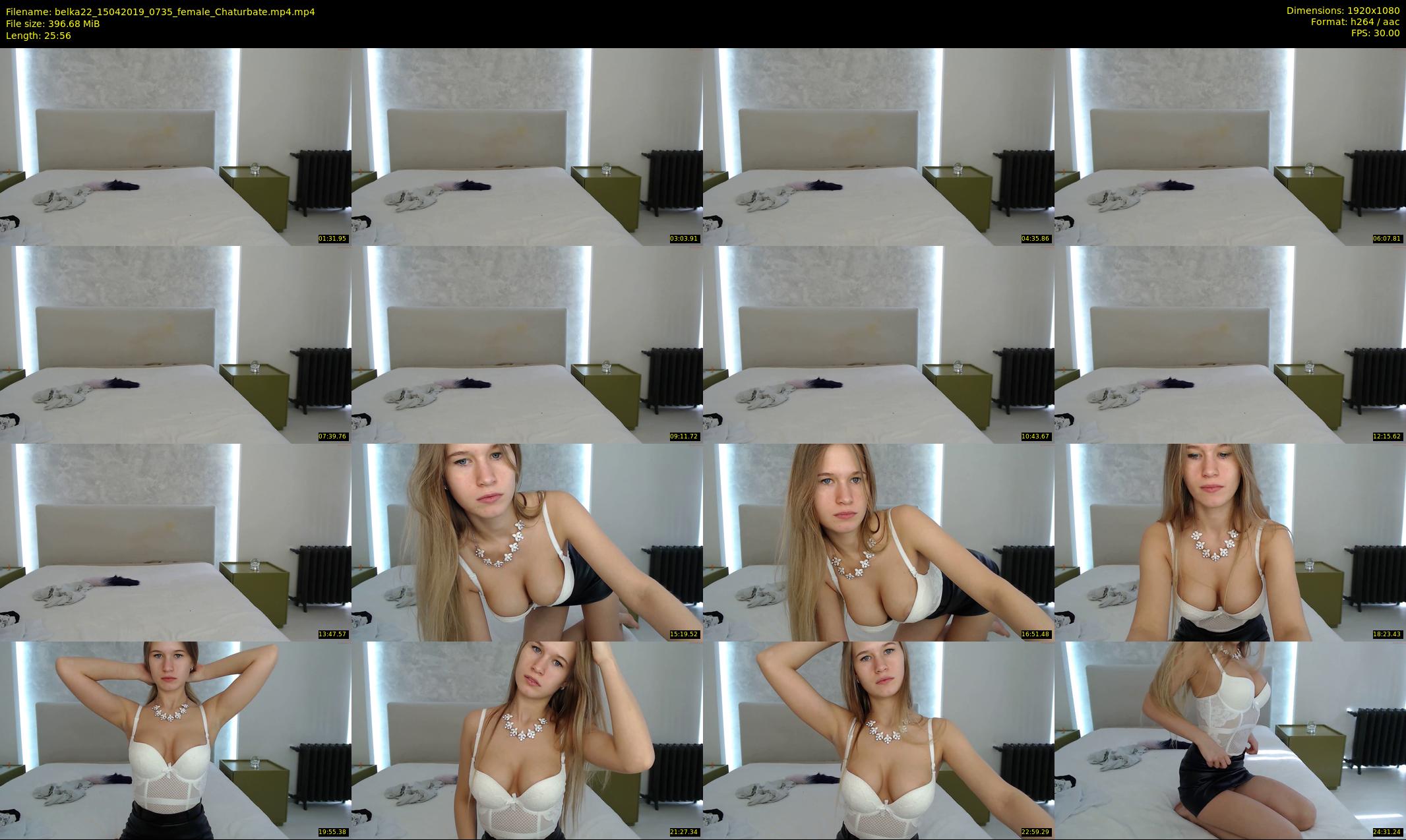 belka22 — 26 minute Chaturbate female cam show recording, 1080p, Apr 15, 2019