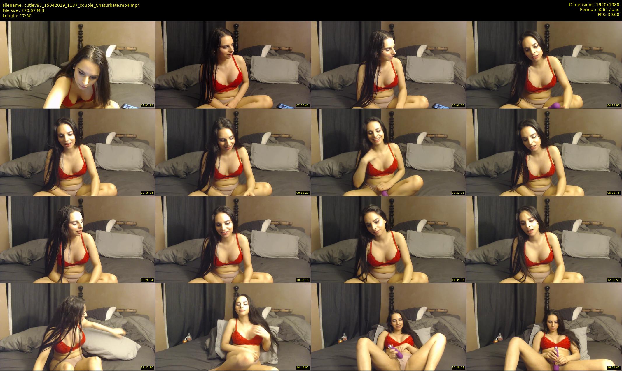 cutiev97 — 18 minute Chaturbate couple cam show recording, 1080p, Apr 15, 2019