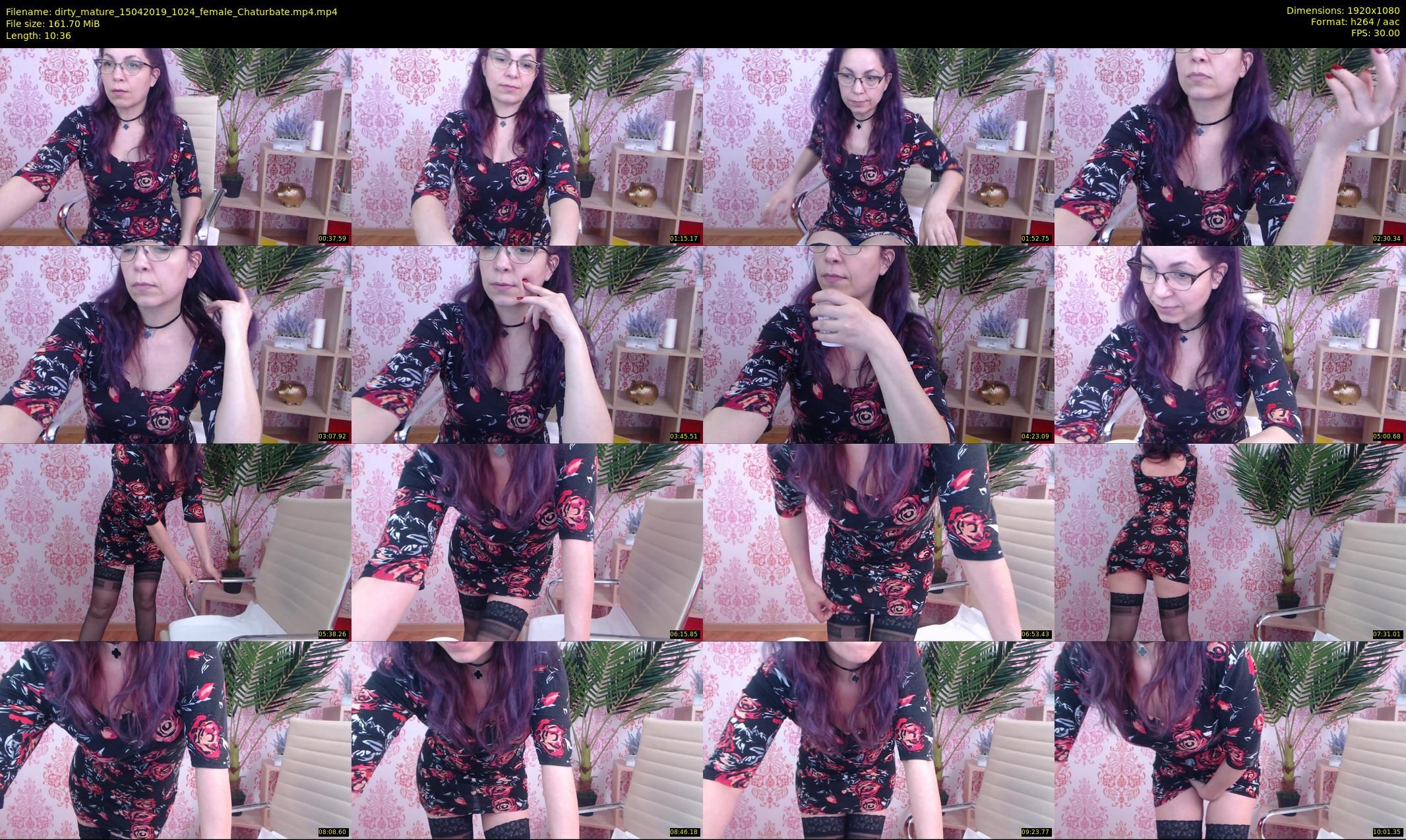 dirty_mature — 11 minute Chaturbate female cam show recording, 1080p, Apr 15, 2019