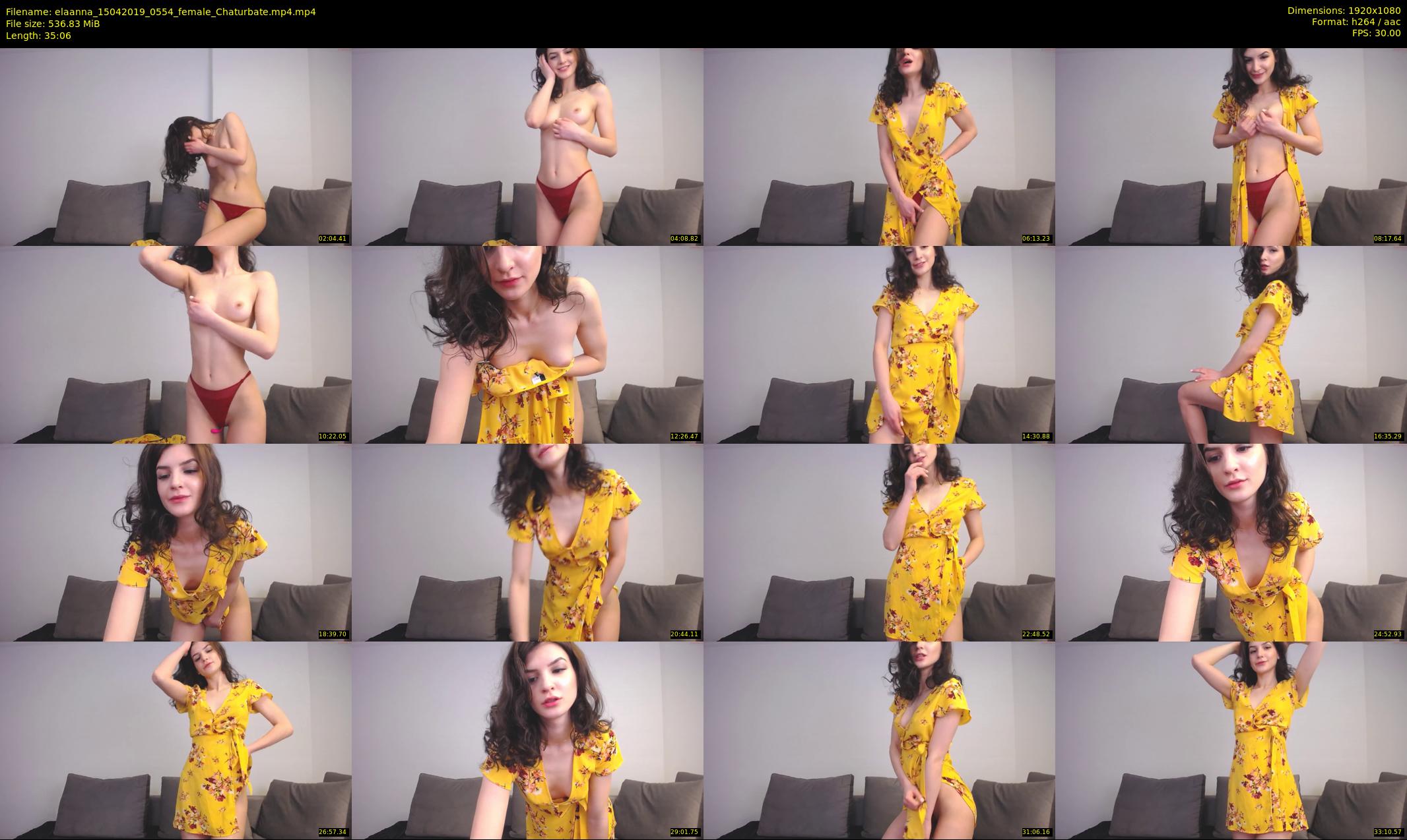 elaanna — 36 minute Chaturbate female cam show recording, 1080p, Apr 15, 2019
