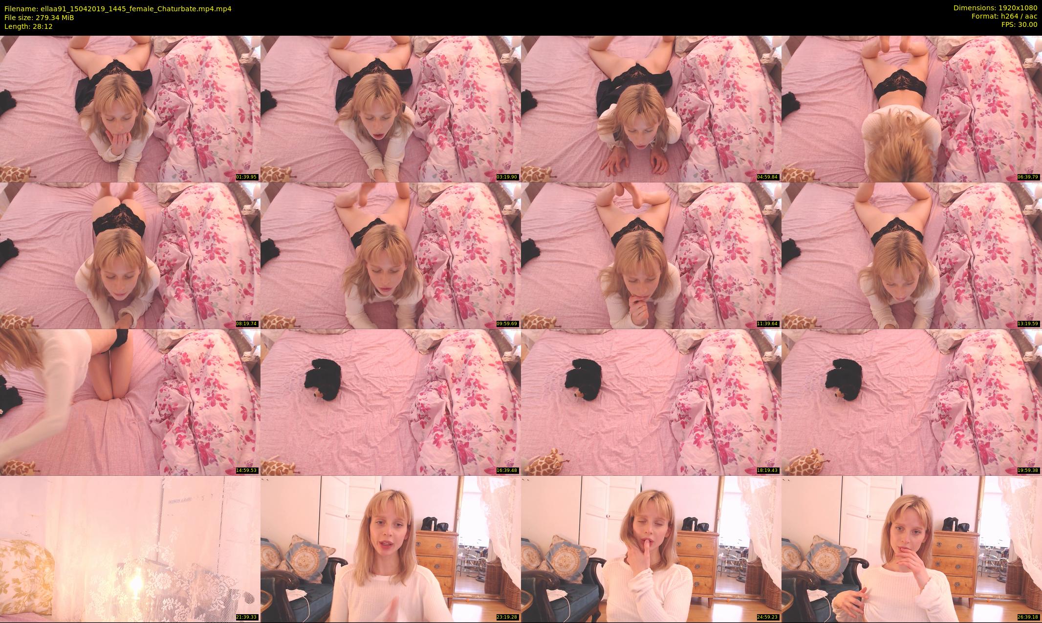ellaa91 — 29 minute Chaturbate female cam show recording, 1080p, Apr 15, 2019