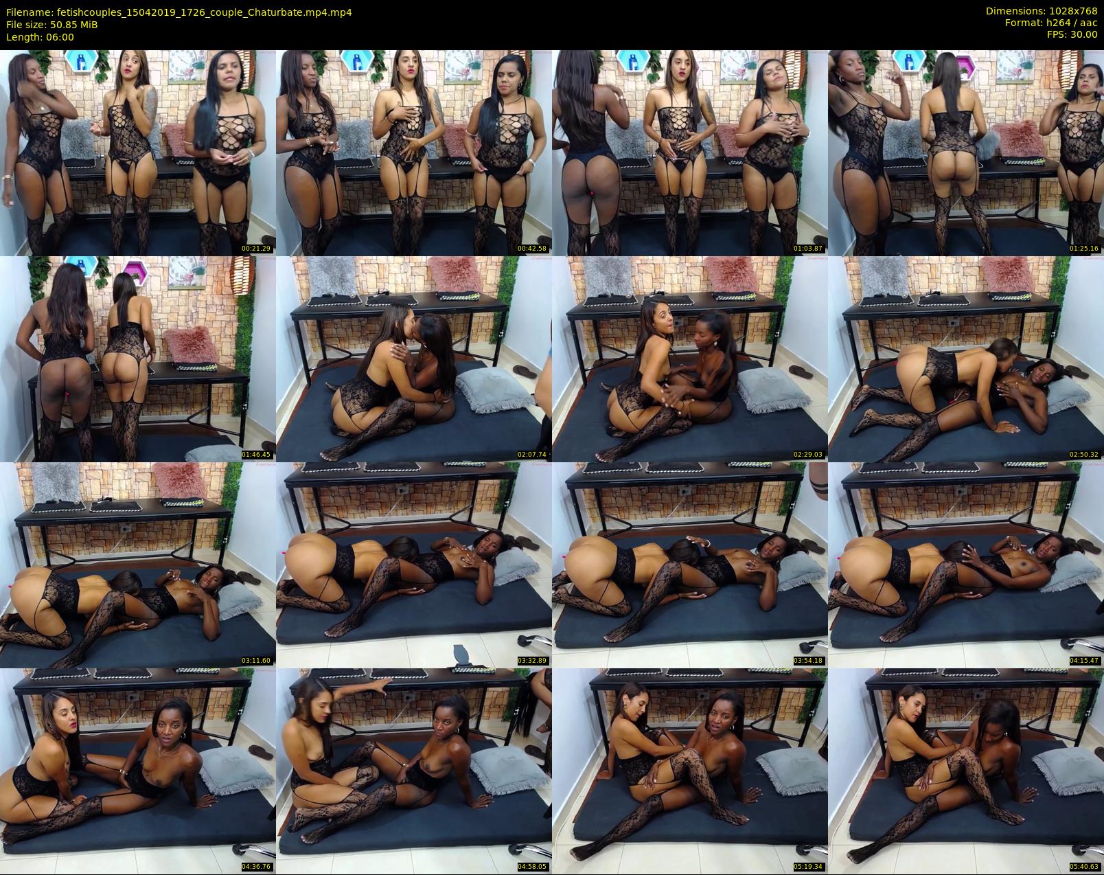 fetishcouples — 6 minute Chaturbate couple cam show recording, 720p, Apr 15, 2019