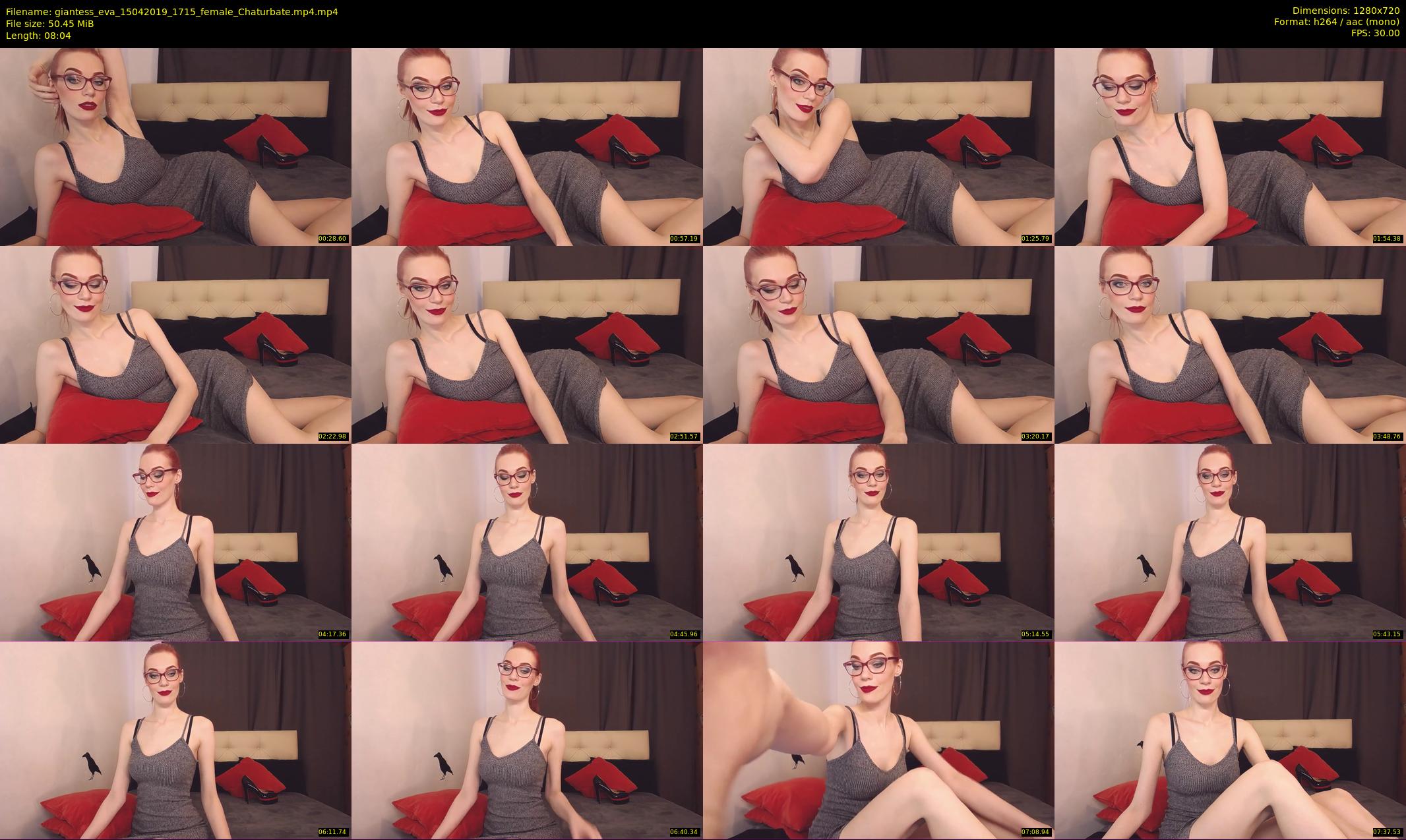 giantess_eva — 9 minute Chaturbate female cam show recording, 720p, Apr 15, 2019