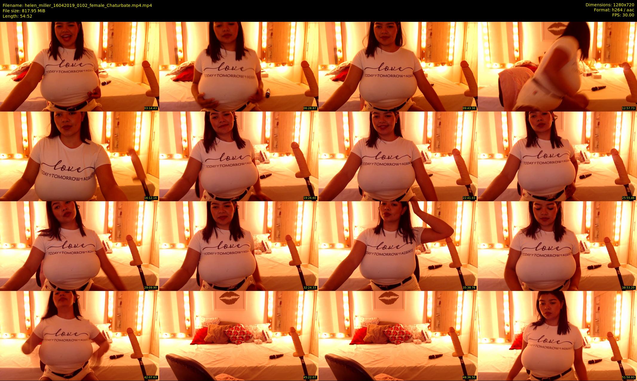 helen_miller — 55 minute Chaturbate female cam show recording, 720p, Apr 16, 2019