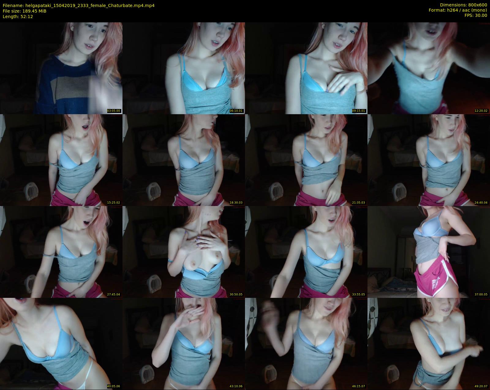 helgapataki — 53 minute Chaturbate female cam show recording, 480p, Apr 15, 2019