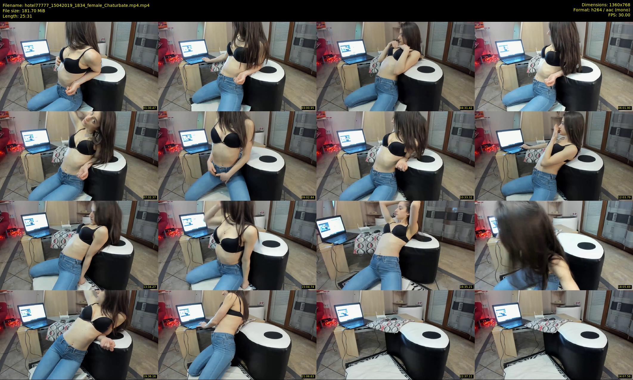 hotel77777 — 26 minute Chaturbate female cam show recording, 720p, Apr 15, 2019