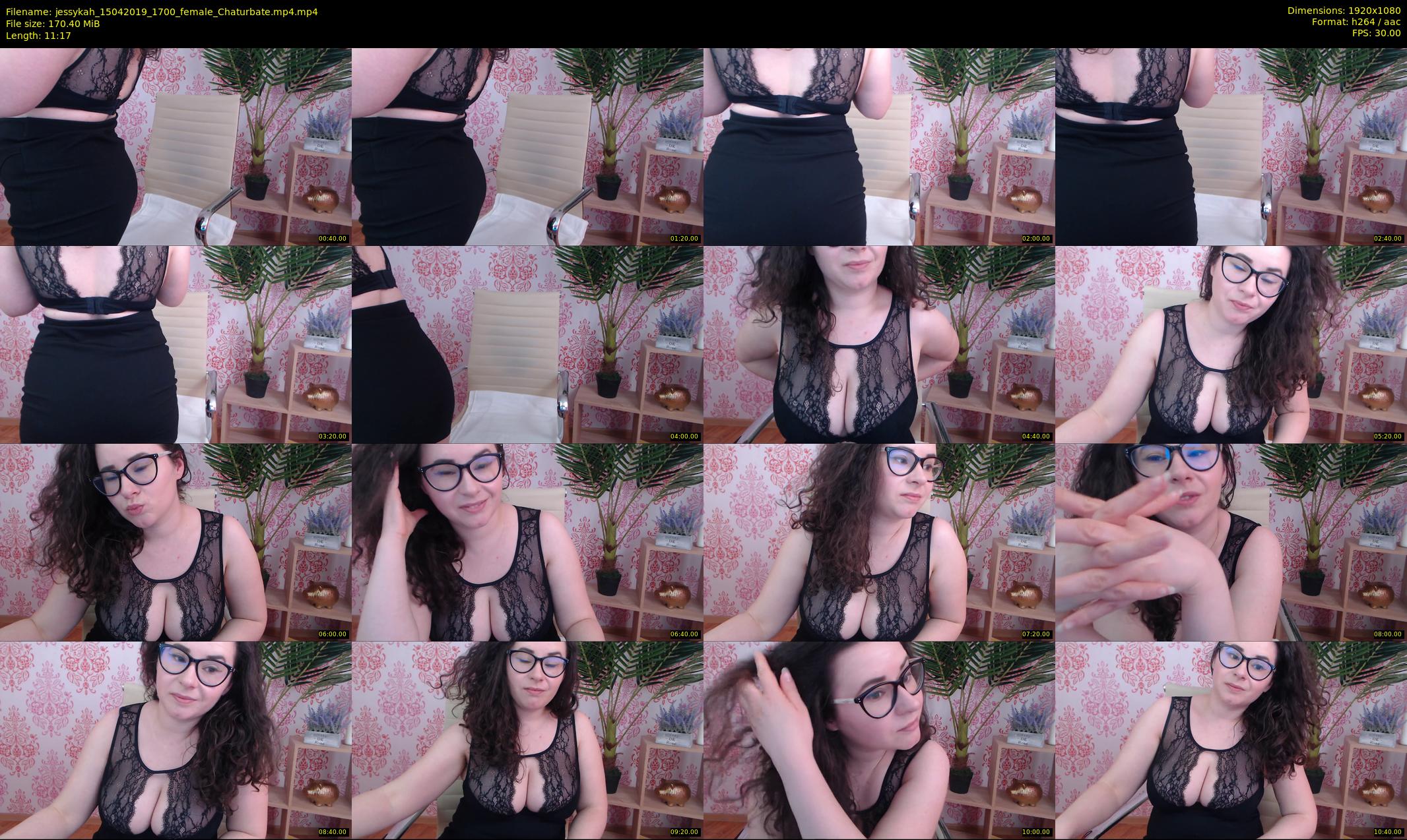 jessykah — 12 minute Chaturbate female cam show recording, 1080p, Apr 15, 2019