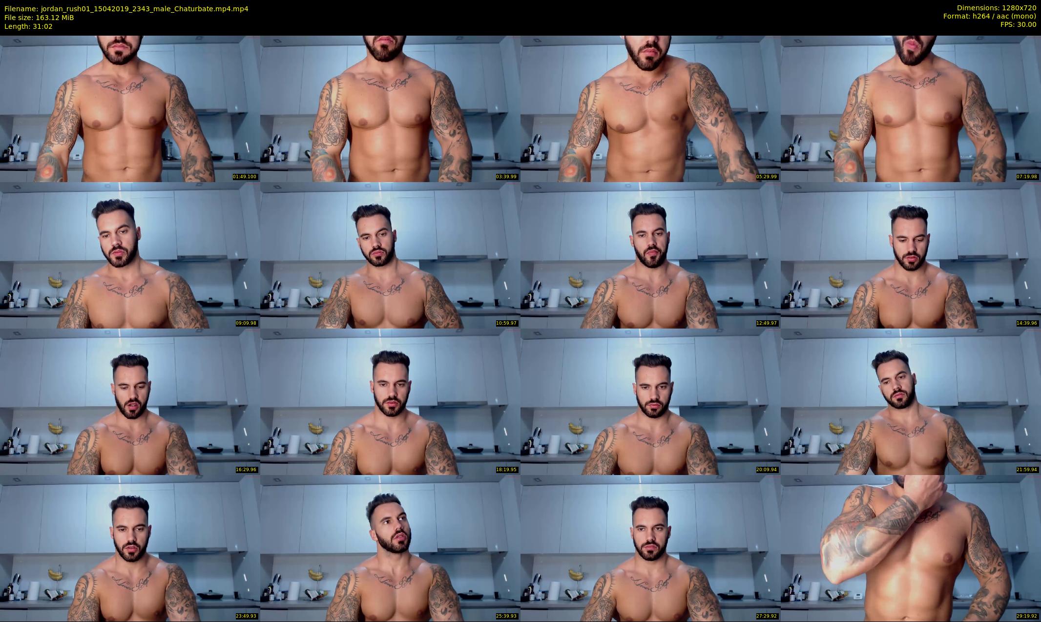 jordan_rush01 — 32 minute Chaturbate male cam show recording, 720p, Apr 15, 2019