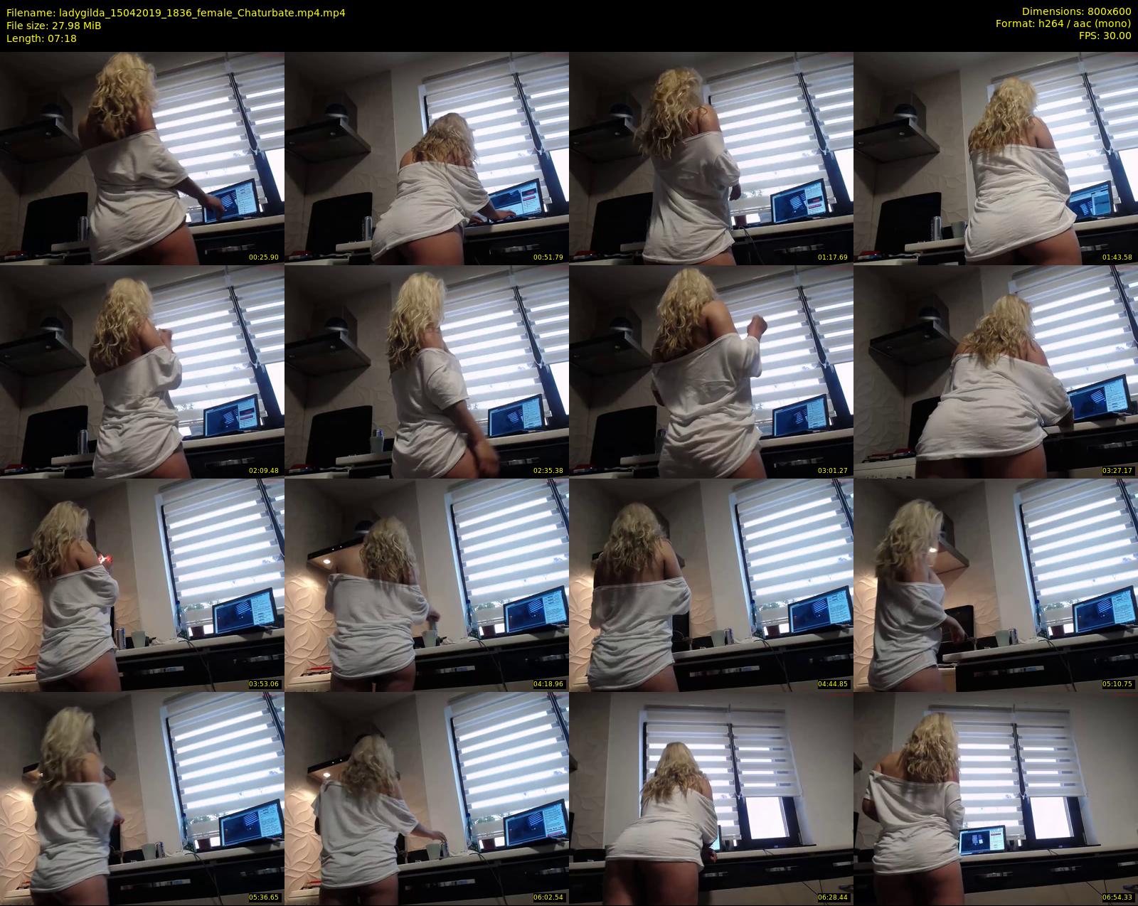 ladygilda — 8 minute Chaturbate female cam show recording, 480p, Apr 15, 2019