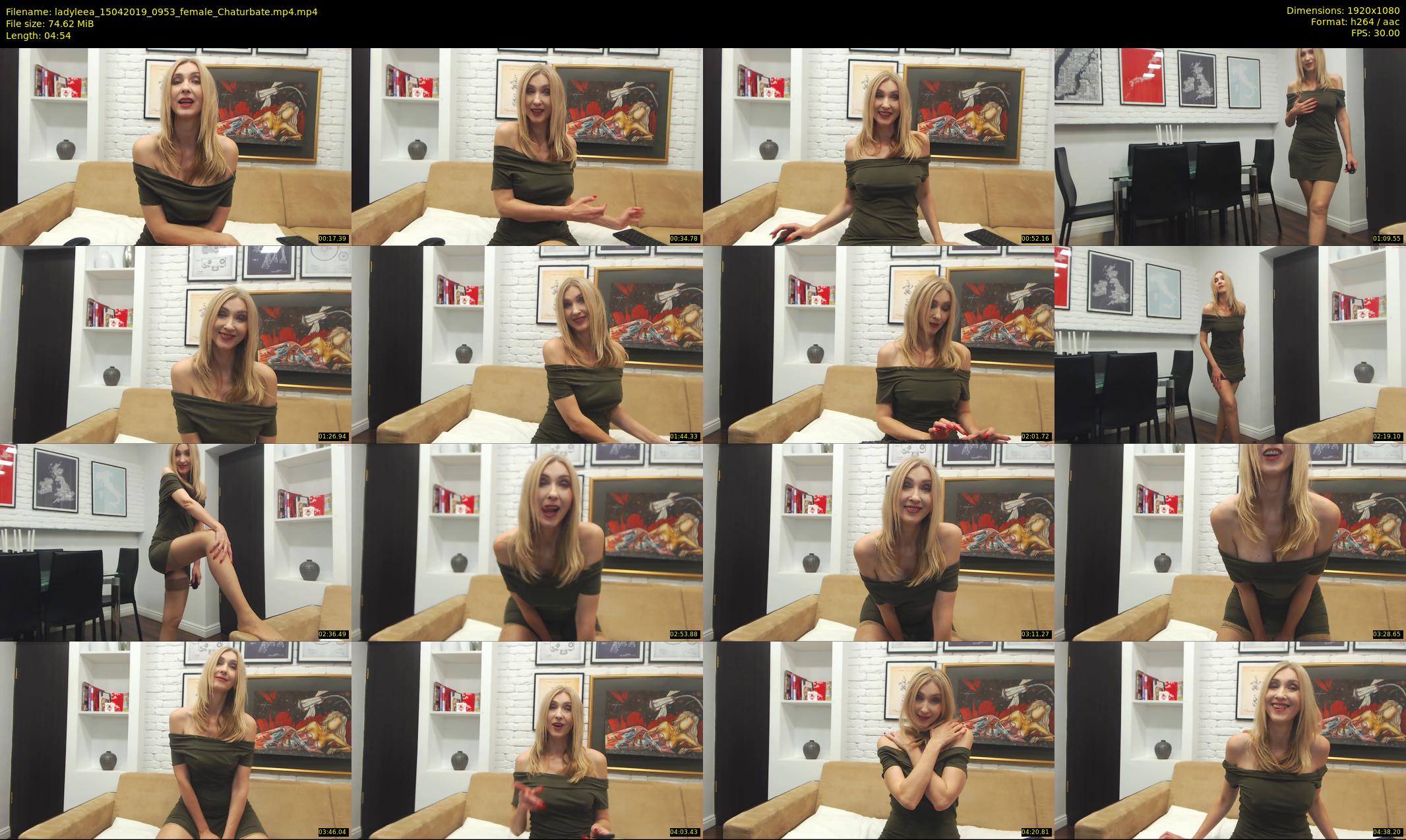 ladyleea — 5 minute Chaturbate female cam show recording, 1080p, Apr 15, 2019