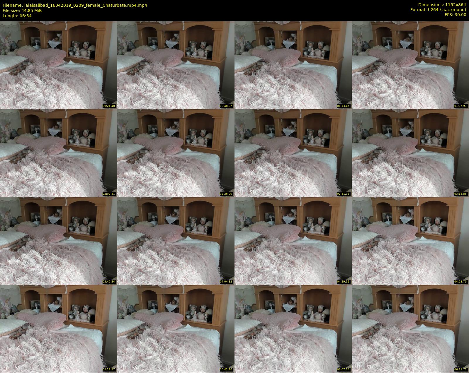 lalaisallbad — 7 minute Chaturbate female cam show recording, 720p, Apr 16, 2019