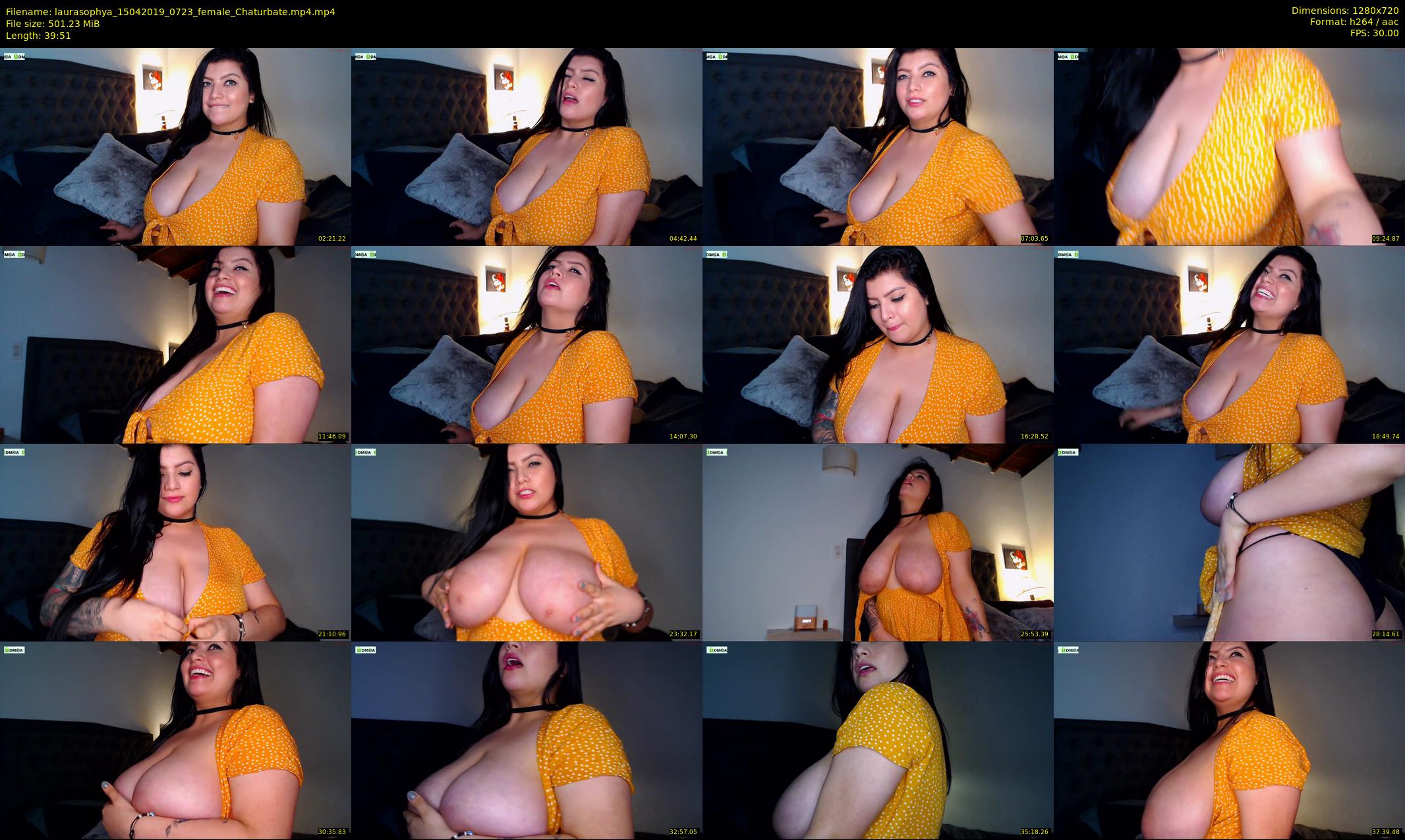 laurasophya — 40 minute Chaturbate female cam show recording, 720p, Apr 15, 2019
