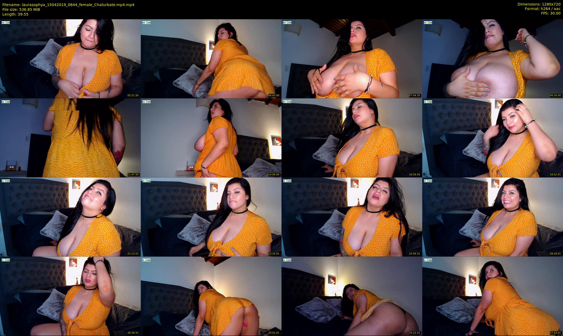 laurasophya — 40 minute Chaturbate female cam show recording, 720p, Apr 15, 2019