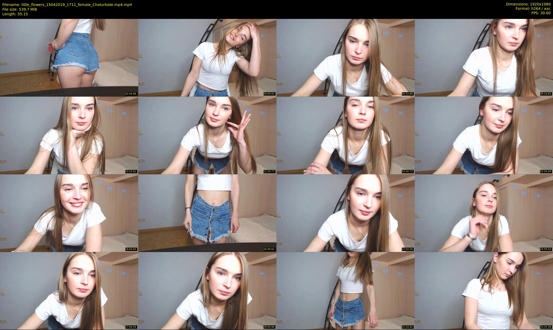 litlle_flowers — 36 minute Chaturbate female cam show recording, 1080p, Apr 15, 2019