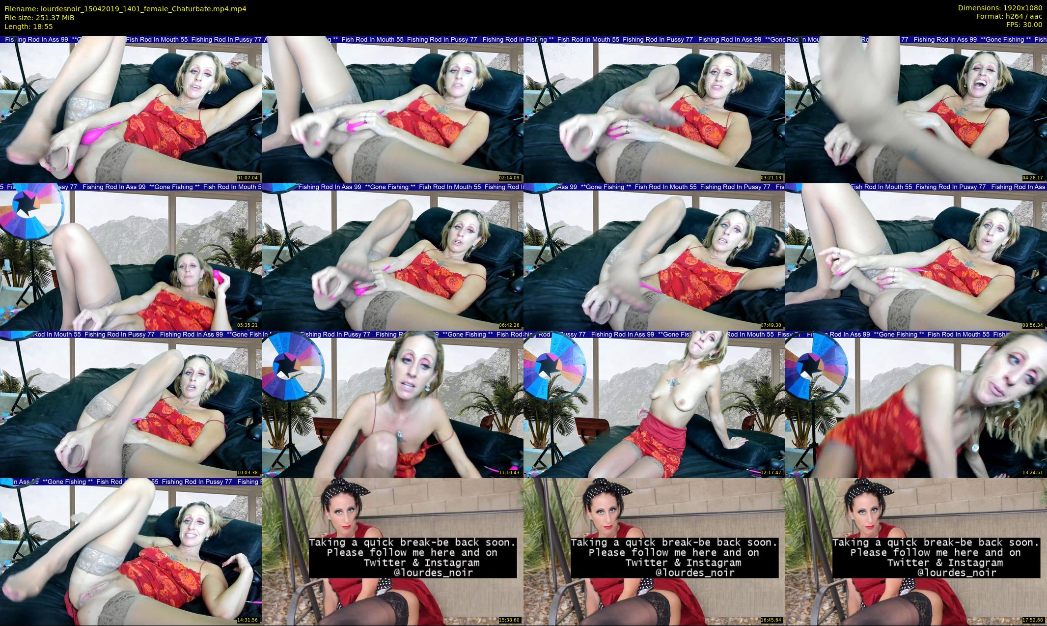 lourdesnoir — 19 minute Chaturbate female cam show recording, 1080p, Apr 15, 2019