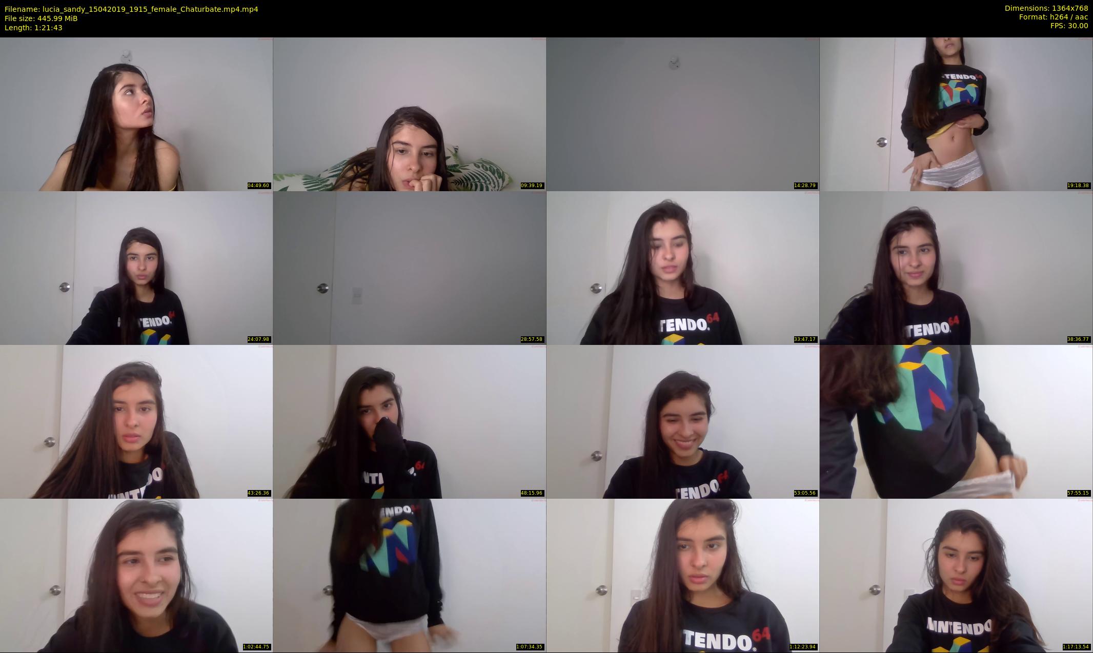 lucia_sandy — 82 minute Chaturbate female cam show recording, 720p, Apr 15, 2019