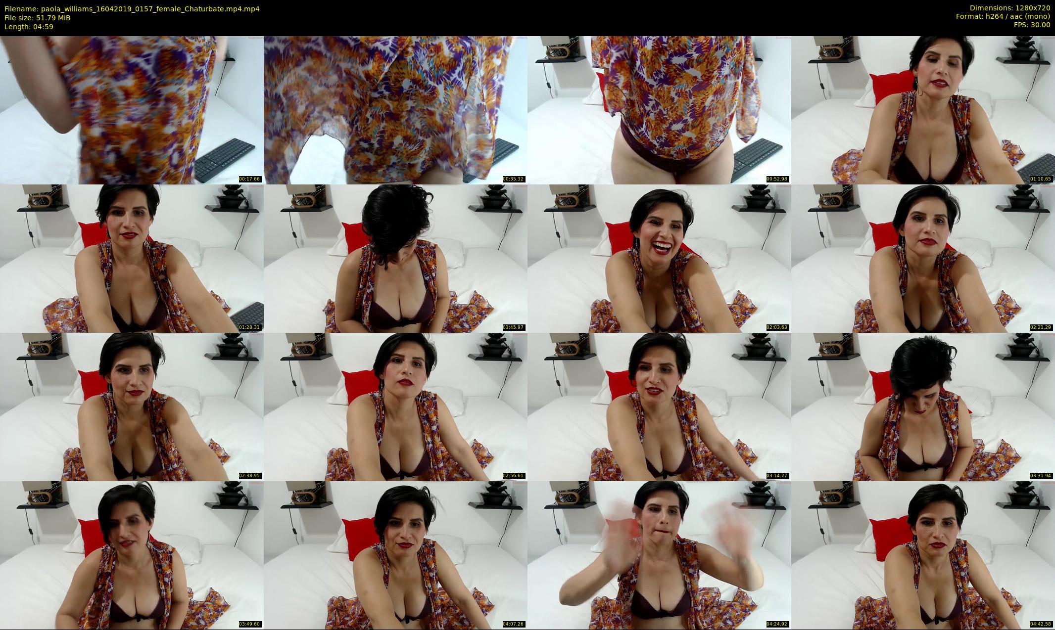 paola_williams — 5 minute Chaturbate female cam show recording, 720p, Apr 16, 2019