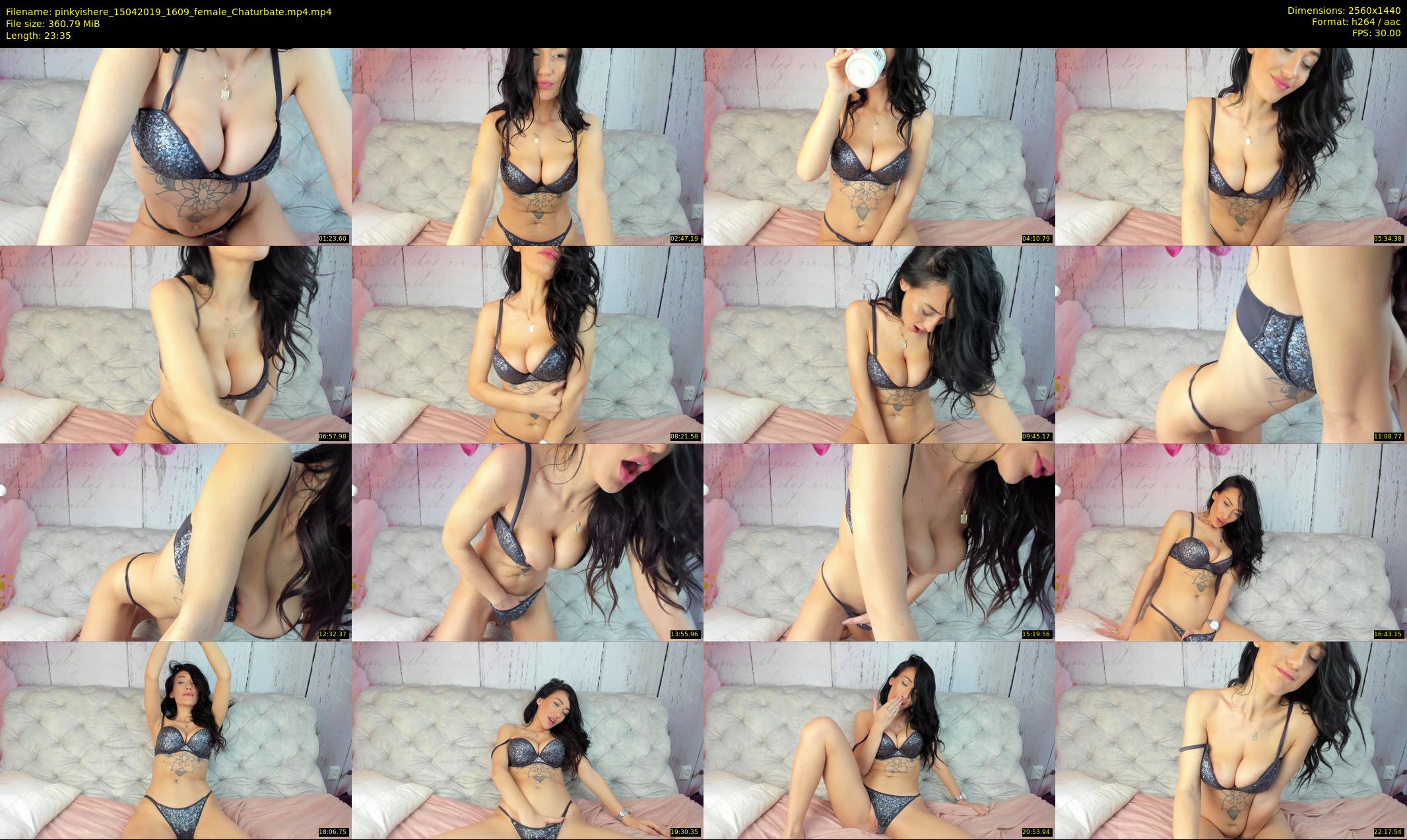 pinkyishere — 24 minute Chaturbate female cam show recording, 1080p, Apr 15, 2019