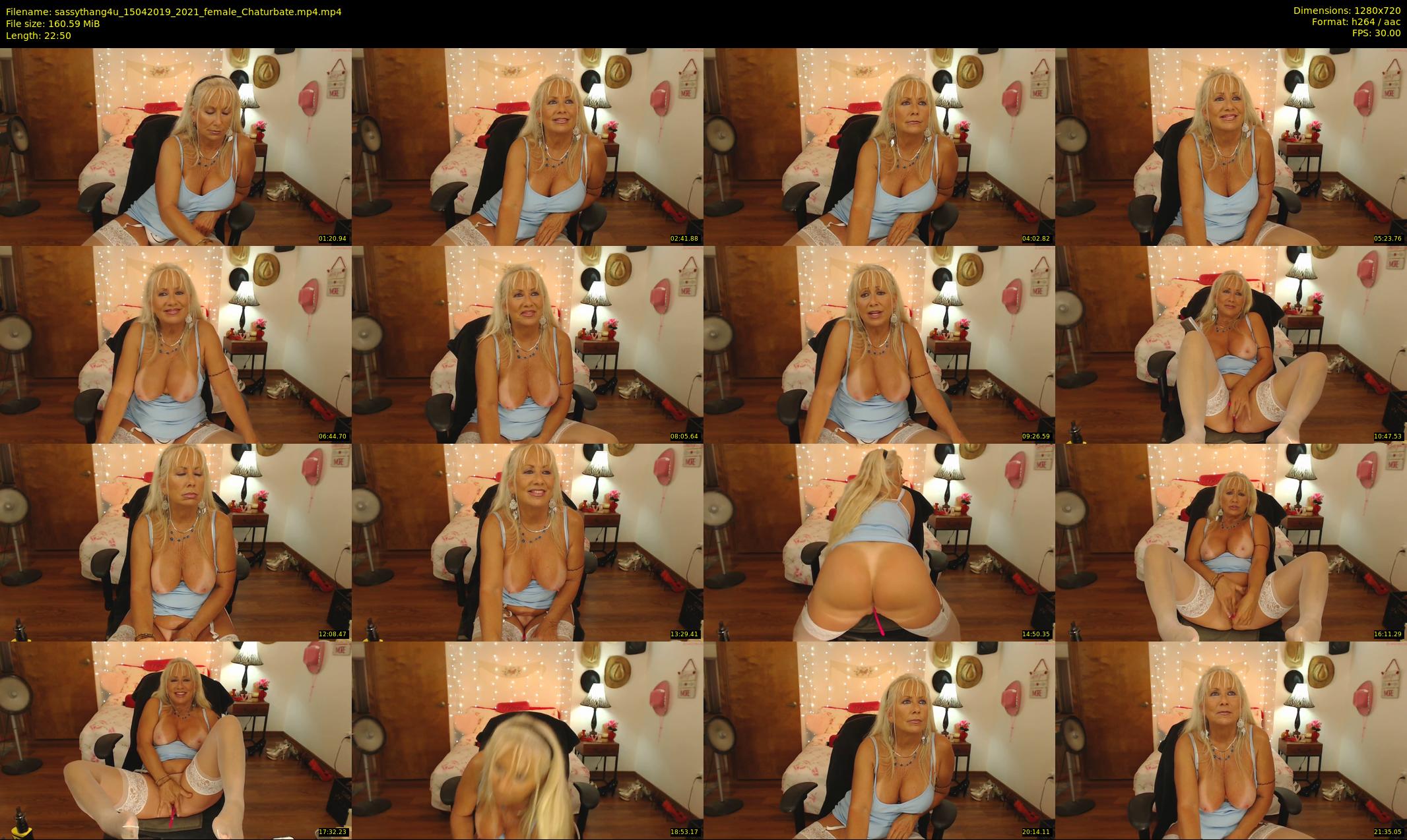 sassythang4u — 23 minute Chaturbate female cam show recording, 720p, Apr 15, 2019