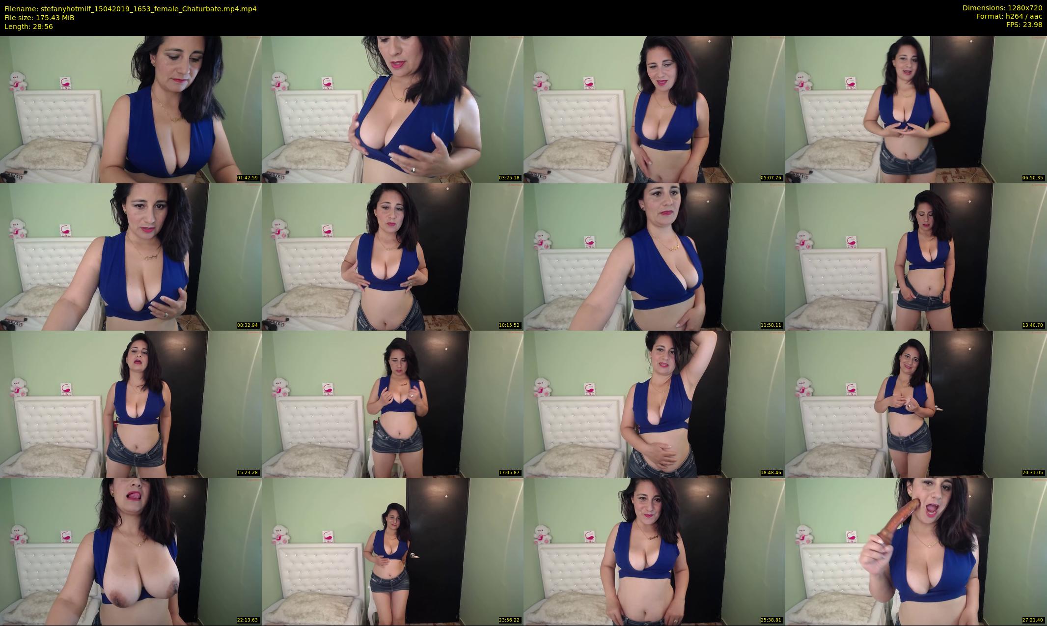 stefanyhotmilf — 29 minute Chaturbate female cam show recording, 720p, Apr 15, 2019