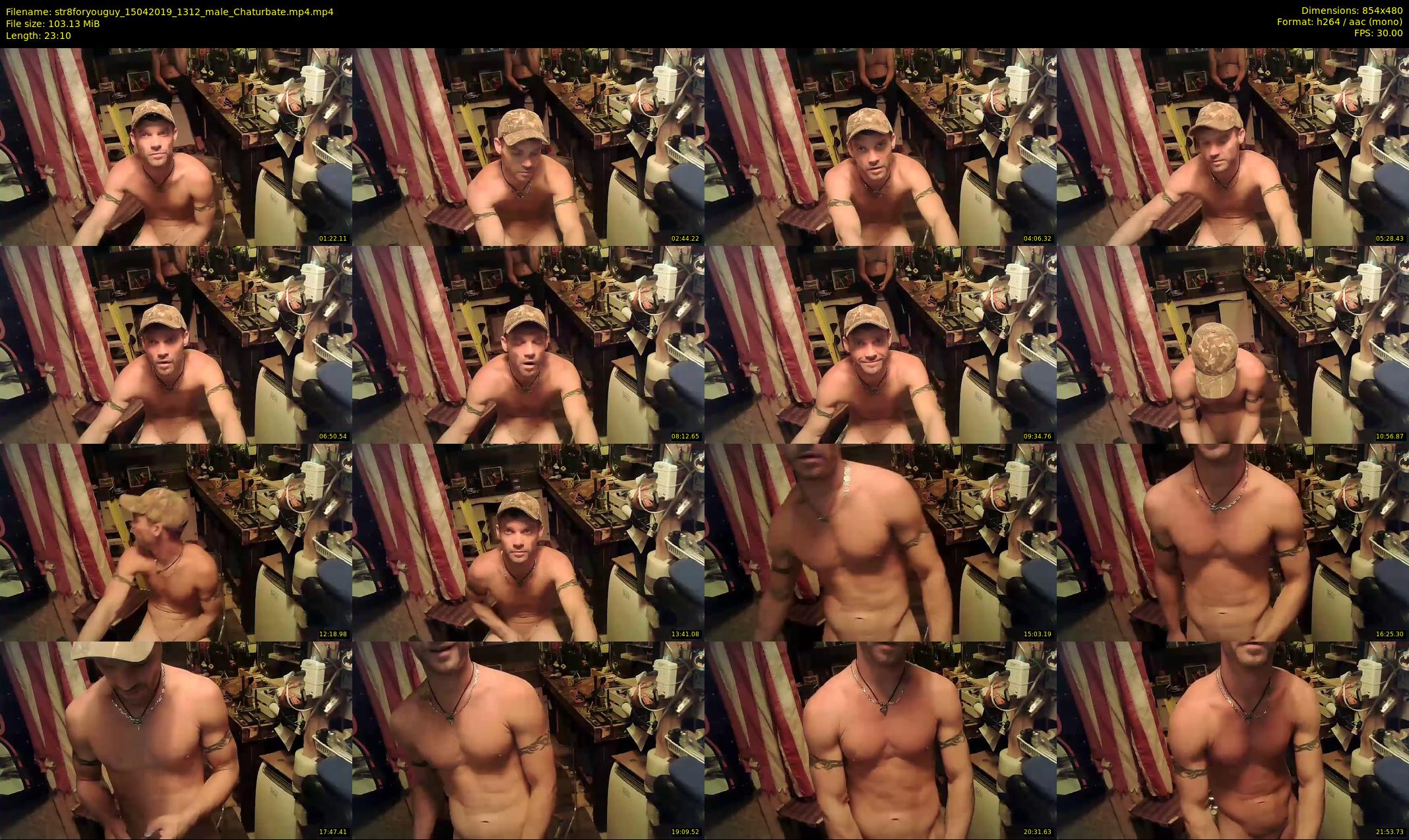 str8foryouguy — 24 minute Chaturbate male cam show recording, 480p, Apr 15, 2019