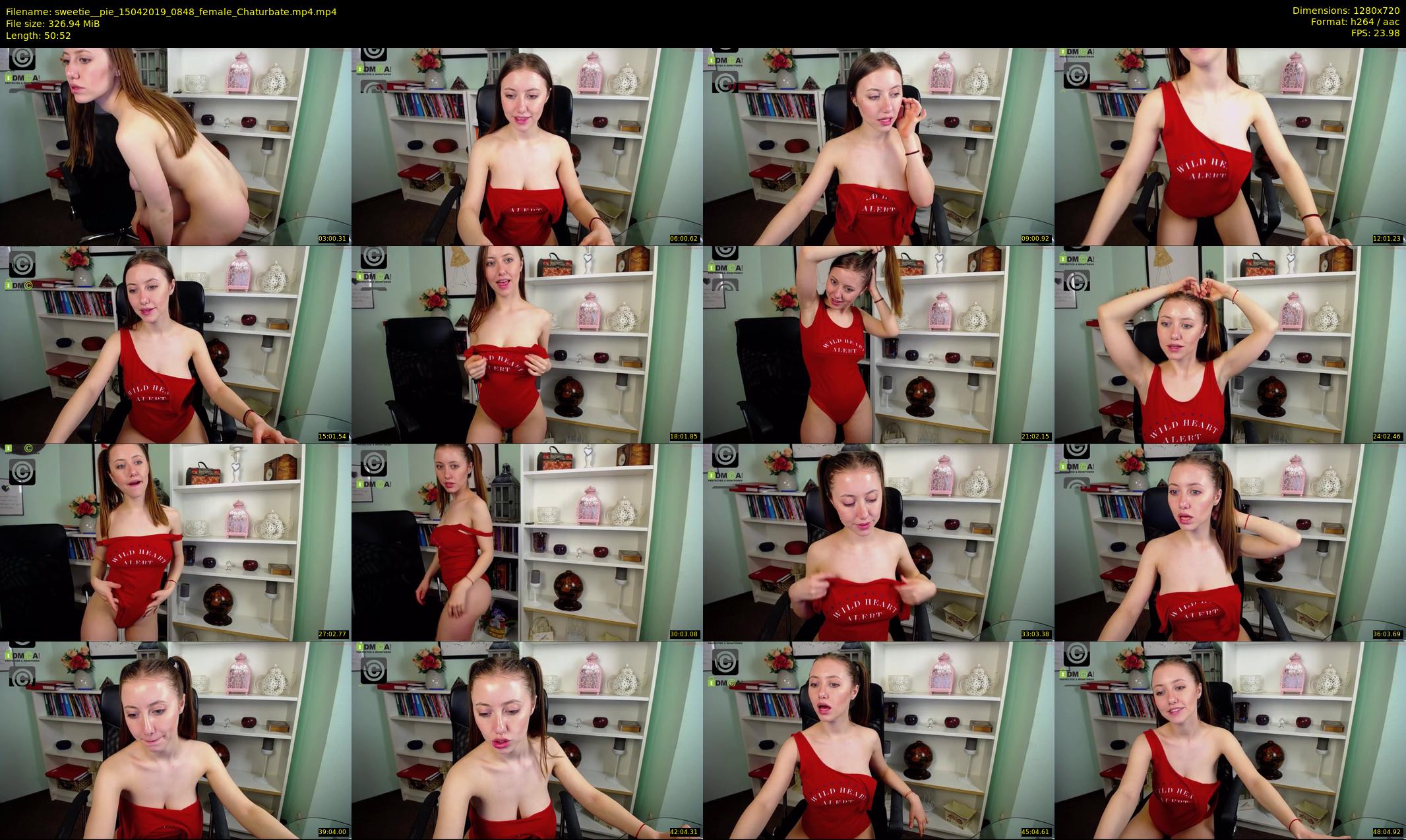 sweetie__pie — 51 minute Chaturbate female cam show recording, 720p, Apr 15, 2019
