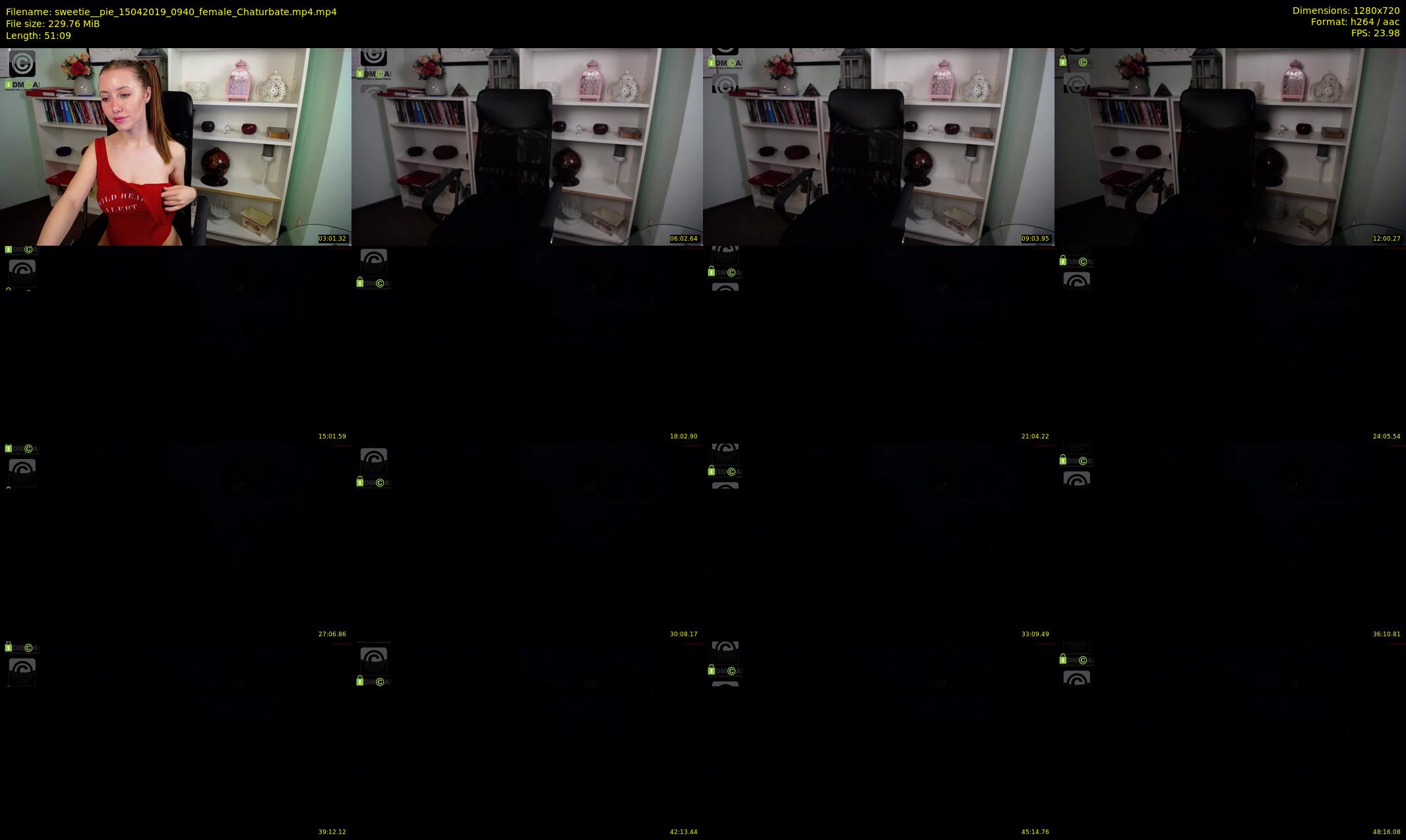 sweetie__pie — 52 minute Chaturbate female cam show recording, 720p, Apr 15, 2019