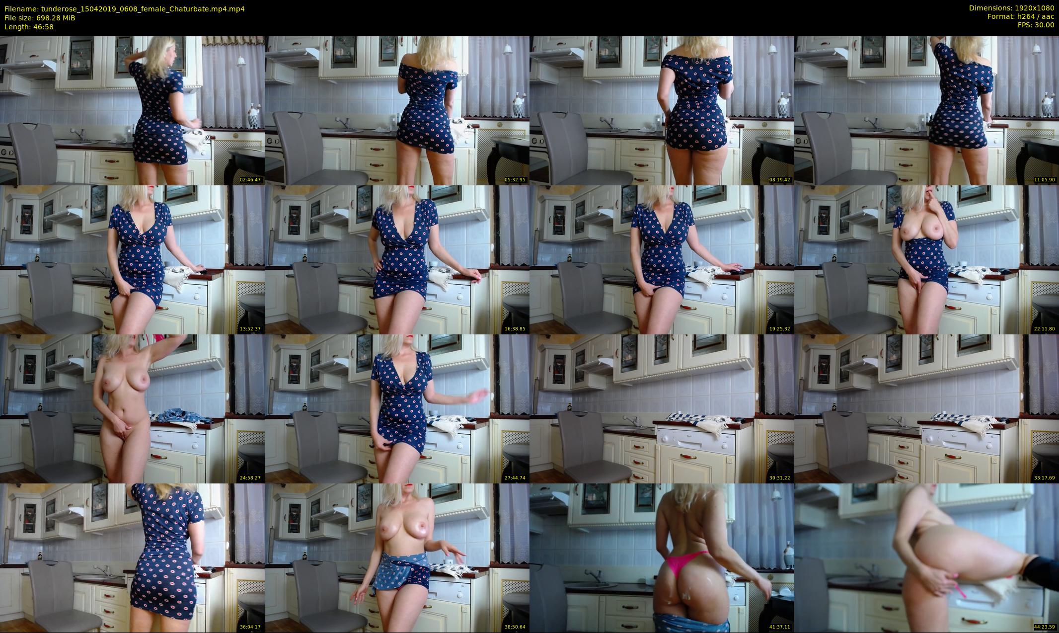 tunderose — 47 minute Chaturbate female cam show recording, 1080p, Apr 15, 2019