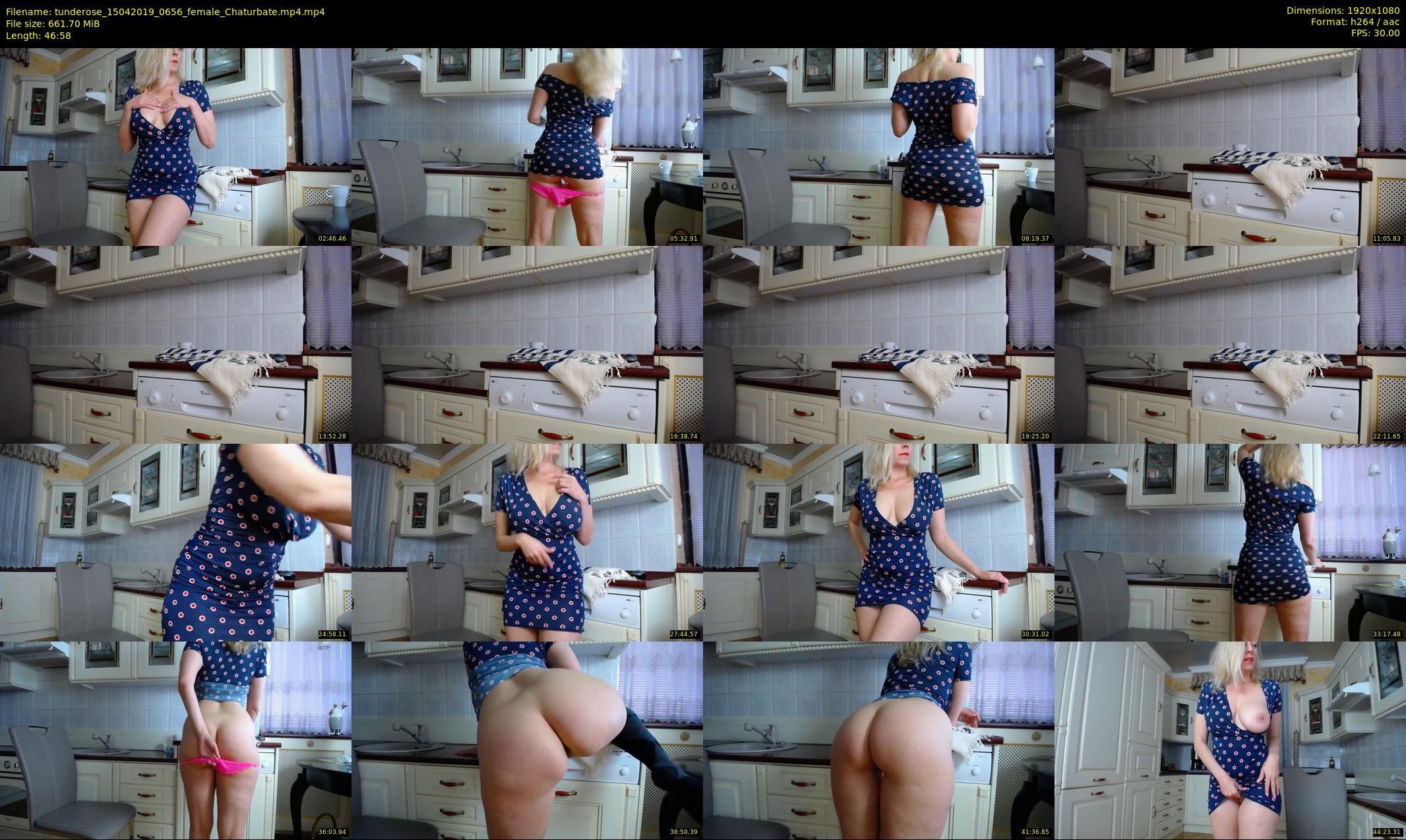 tunderose — 47 minute Chaturbate female cam show recording, 1080p, Apr 15, 2019