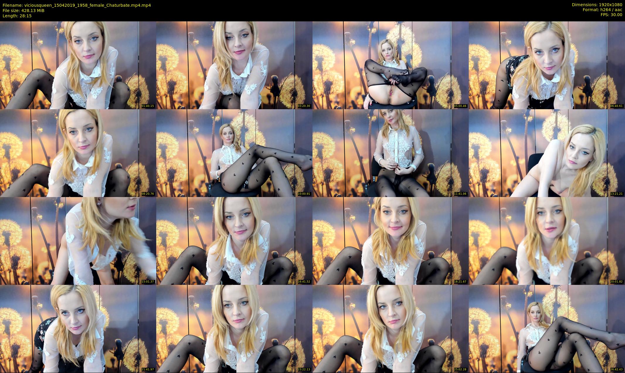 viciousqueen — 29 minute Chaturbate female cam show recording, 1080p, Apr 15, 2019