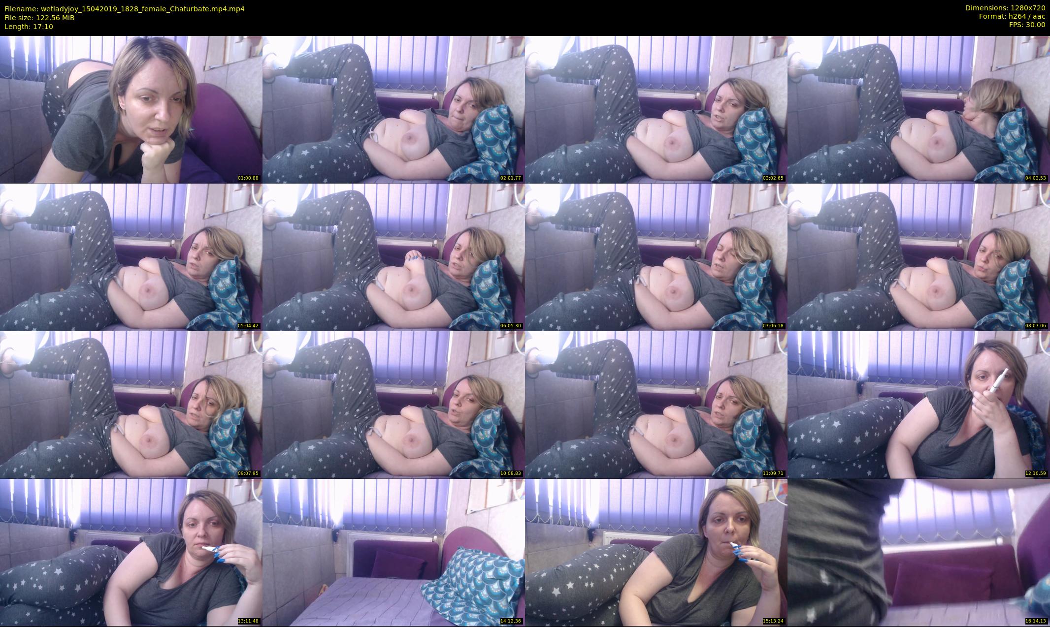 wetladyjoy — 18 minute Chaturbate female cam show recording, 720p, Apr 15, 2019