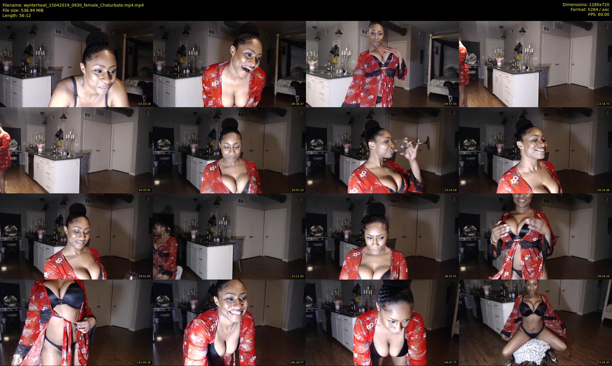 wynterheat — 57 minute Chaturbate female cam show recording, 720p, Apr 15, 2019