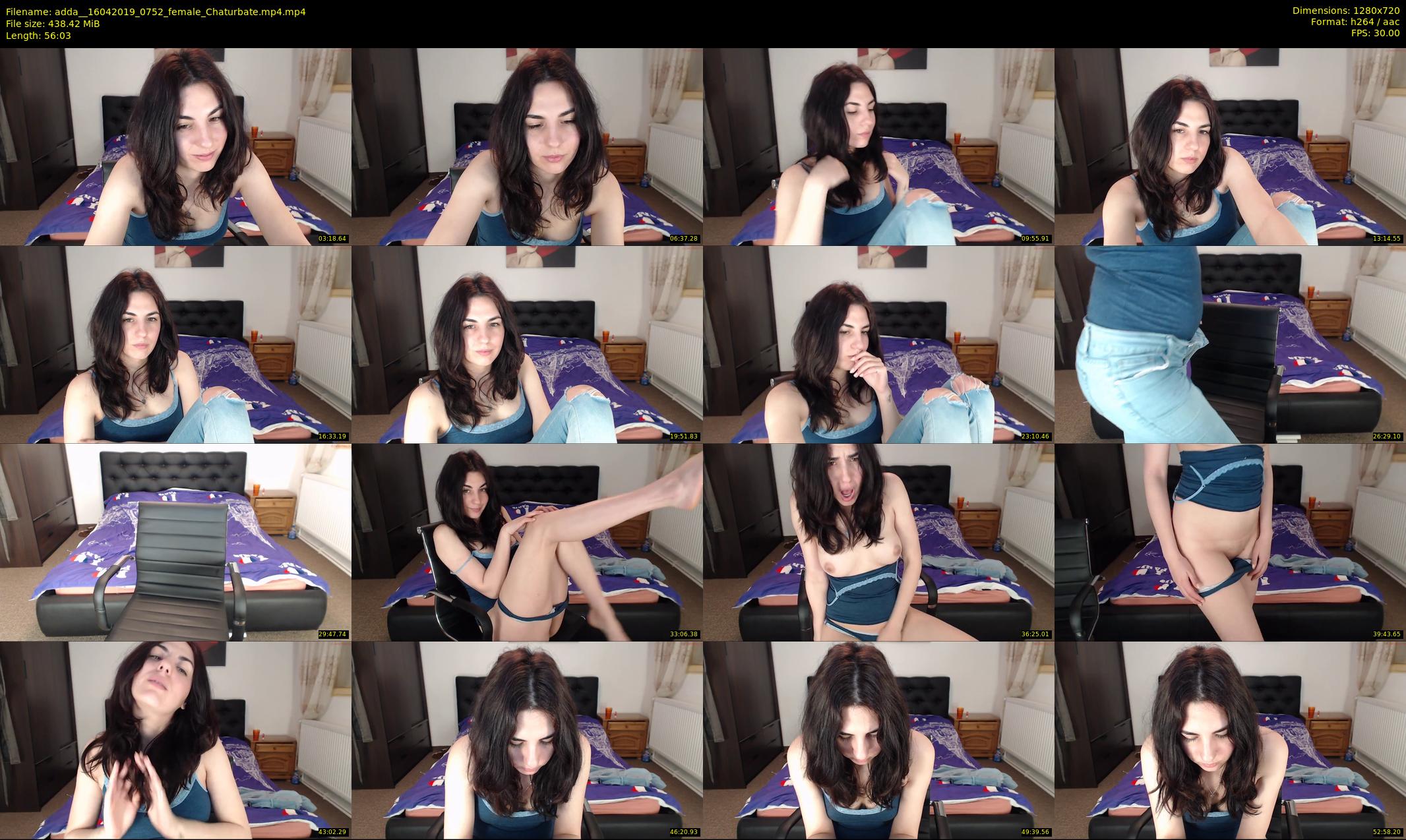 adda_ — 57 minute Chaturbate female cam show recording, 720p, Apr 16, 2019