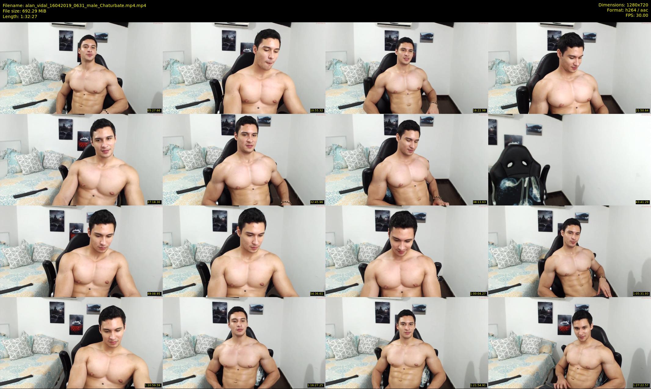 alan_vidal — 93 minute Chaturbate male cam show recording, 720p, Apr 16, 2019