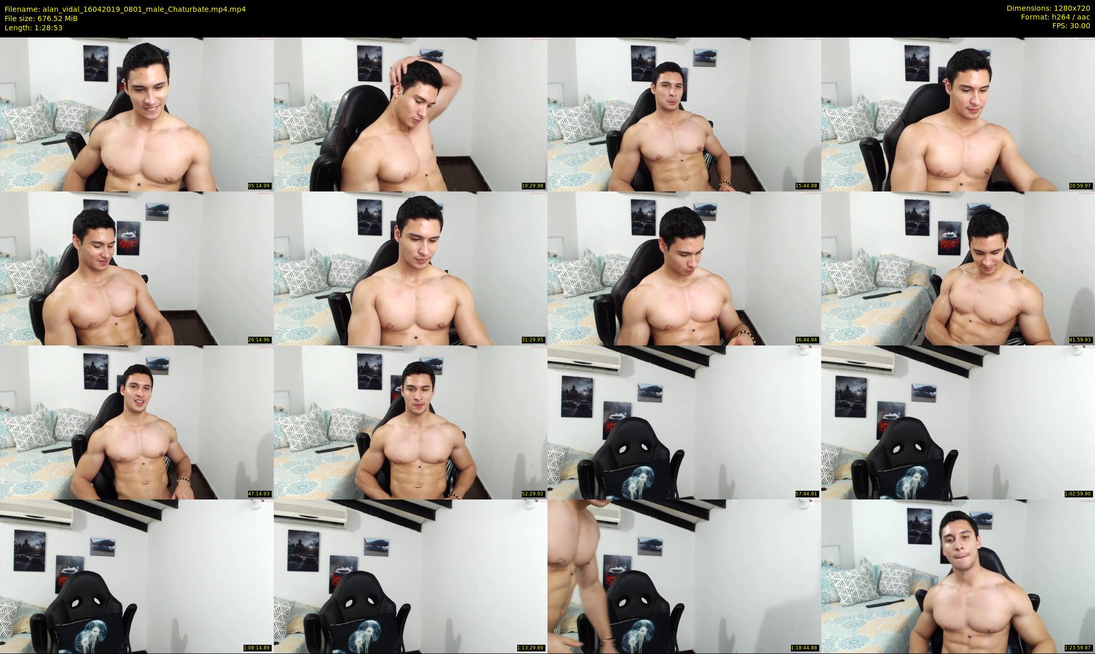 alan_vidal — 89 minute Chaturbate male cam show recording, 720p, Apr 16, 2019