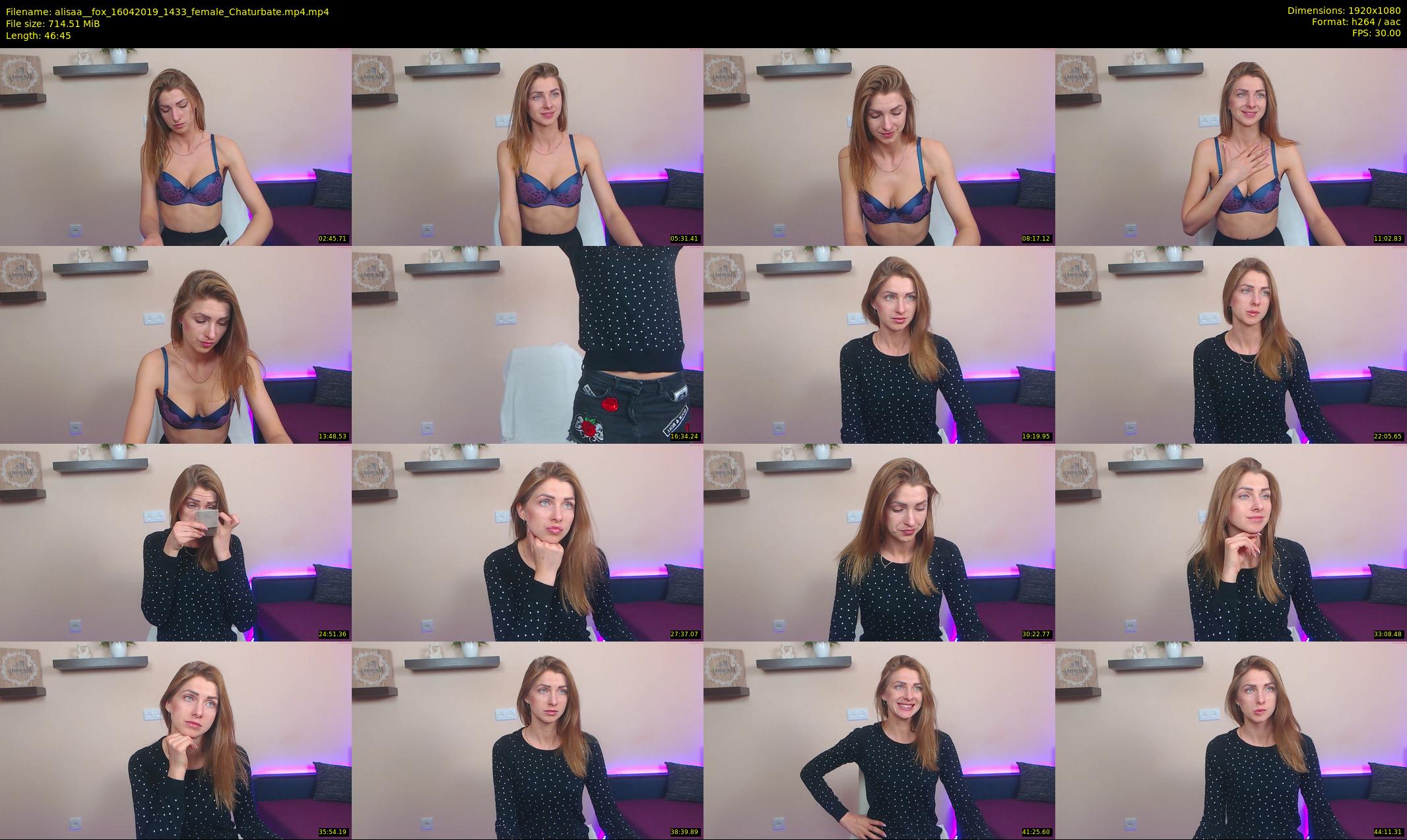 alisaa__fox — 47 minute Chaturbate female cam show recording, 1080p, Apr 16, 2019