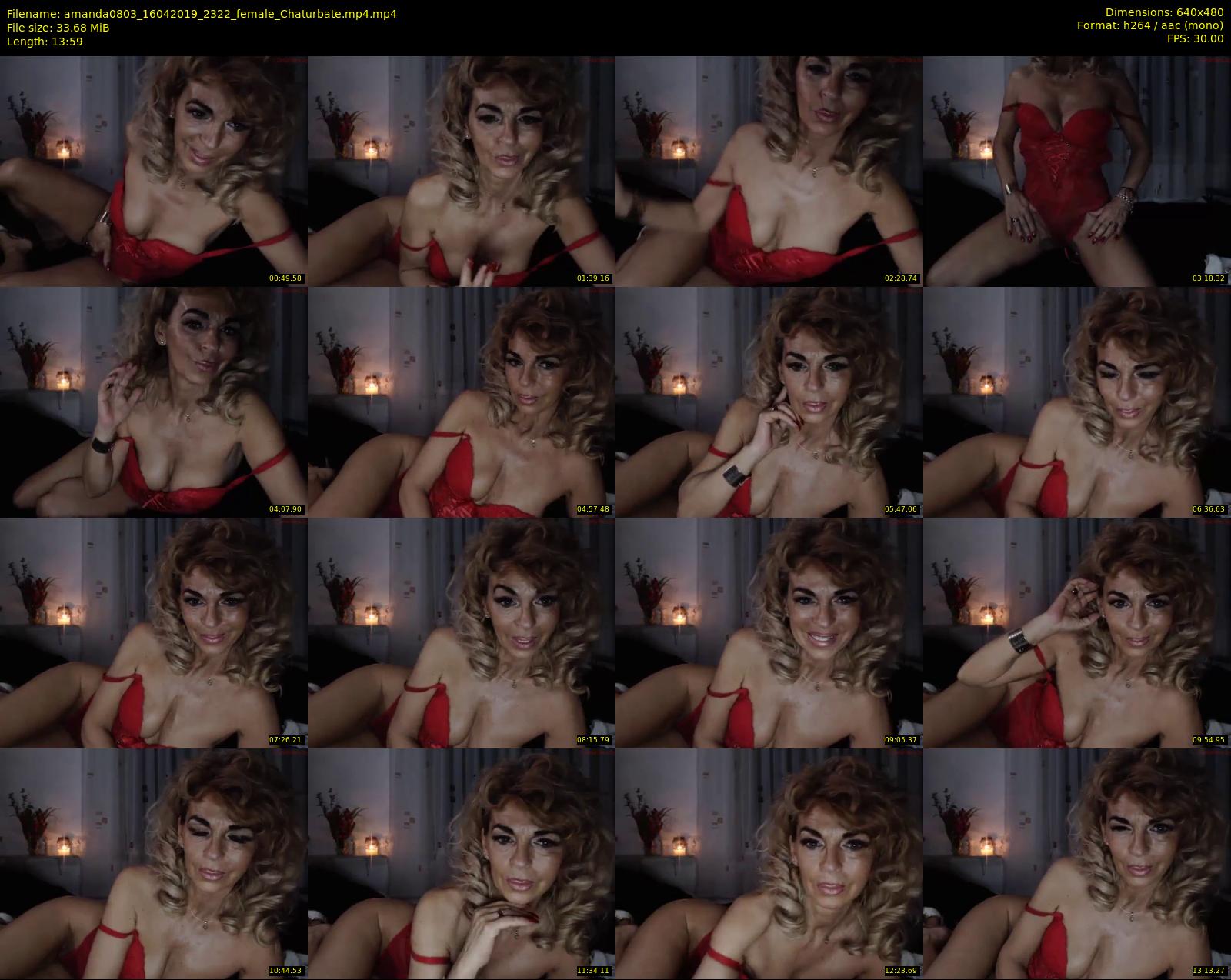 amanda0803 — 14 minute Chaturbate female cam show recording, 480p, Apr 16, 2019
