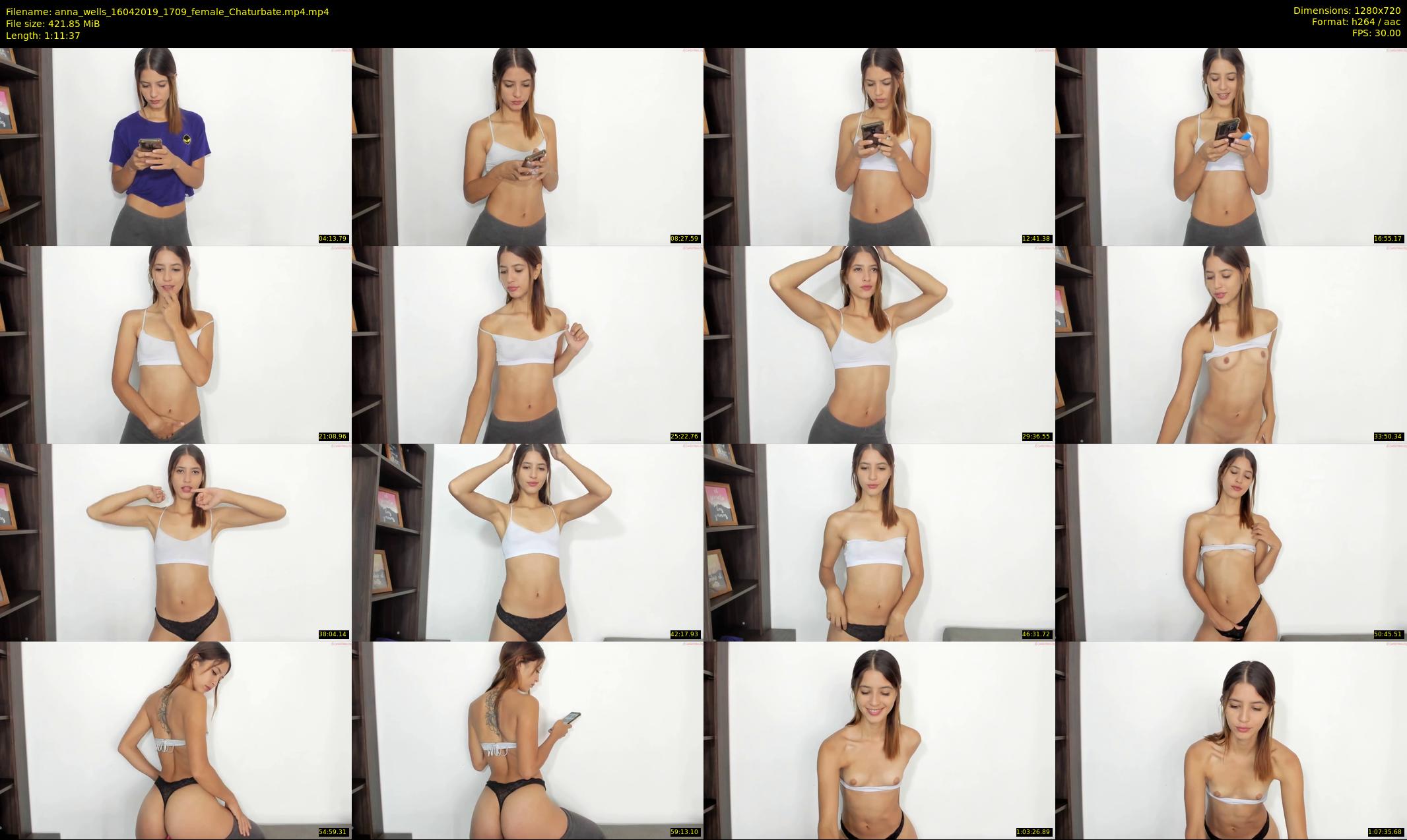 anna_wells — 72 minute Chaturbate female cam show recording, 720p, Apr 16, 2019