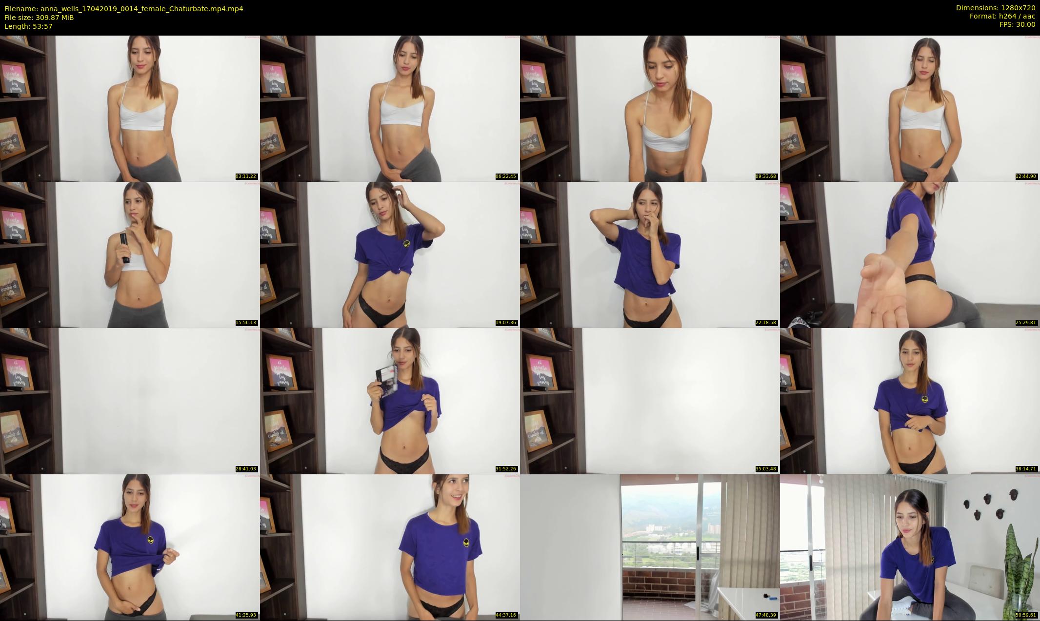anna_wells — 54 minute Chaturbate female cam show recording, 720p, Apr 17, 2019