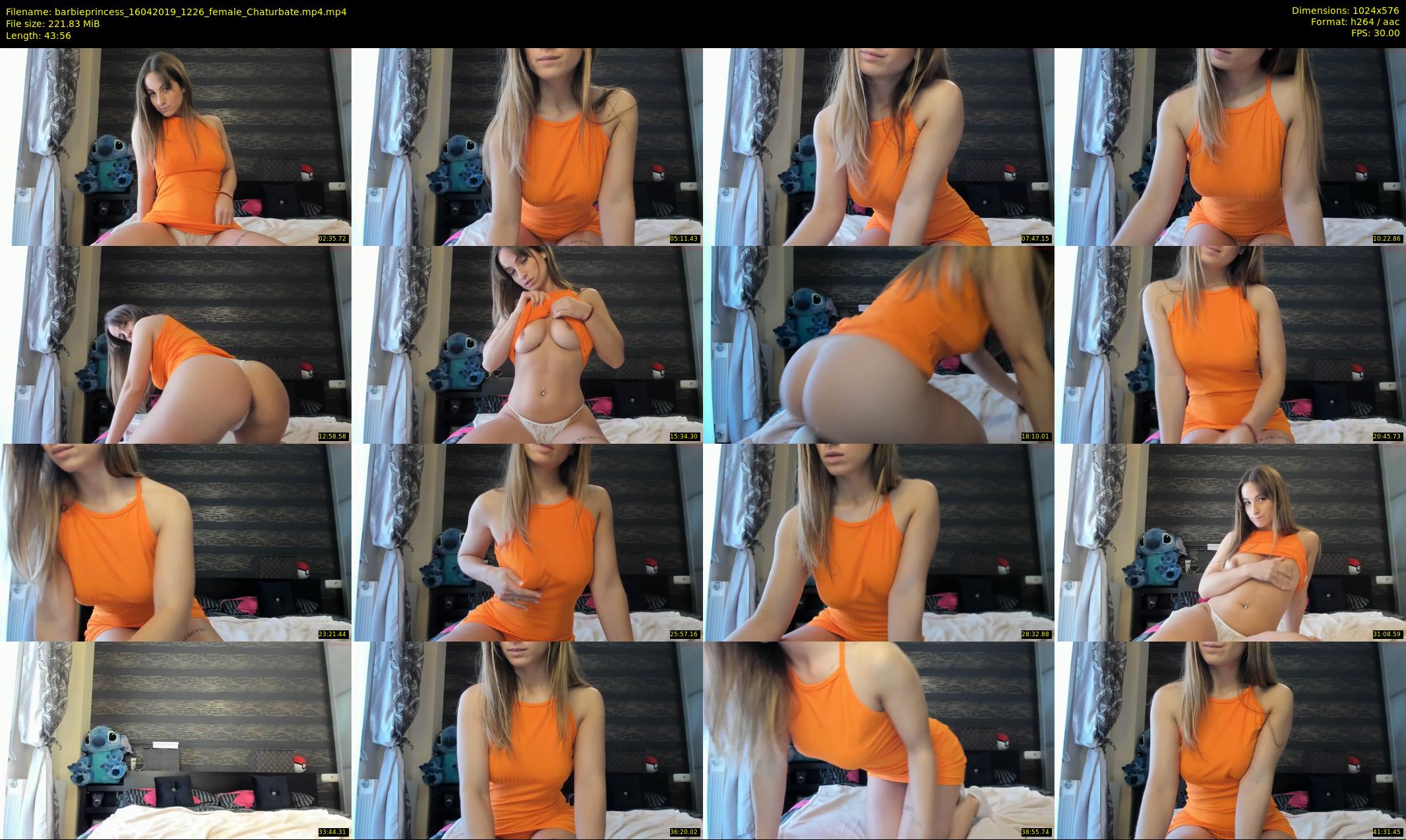 barbieprincess — 44 minute Chaturbate female cam show recording, 480p, Apr 16, 2019