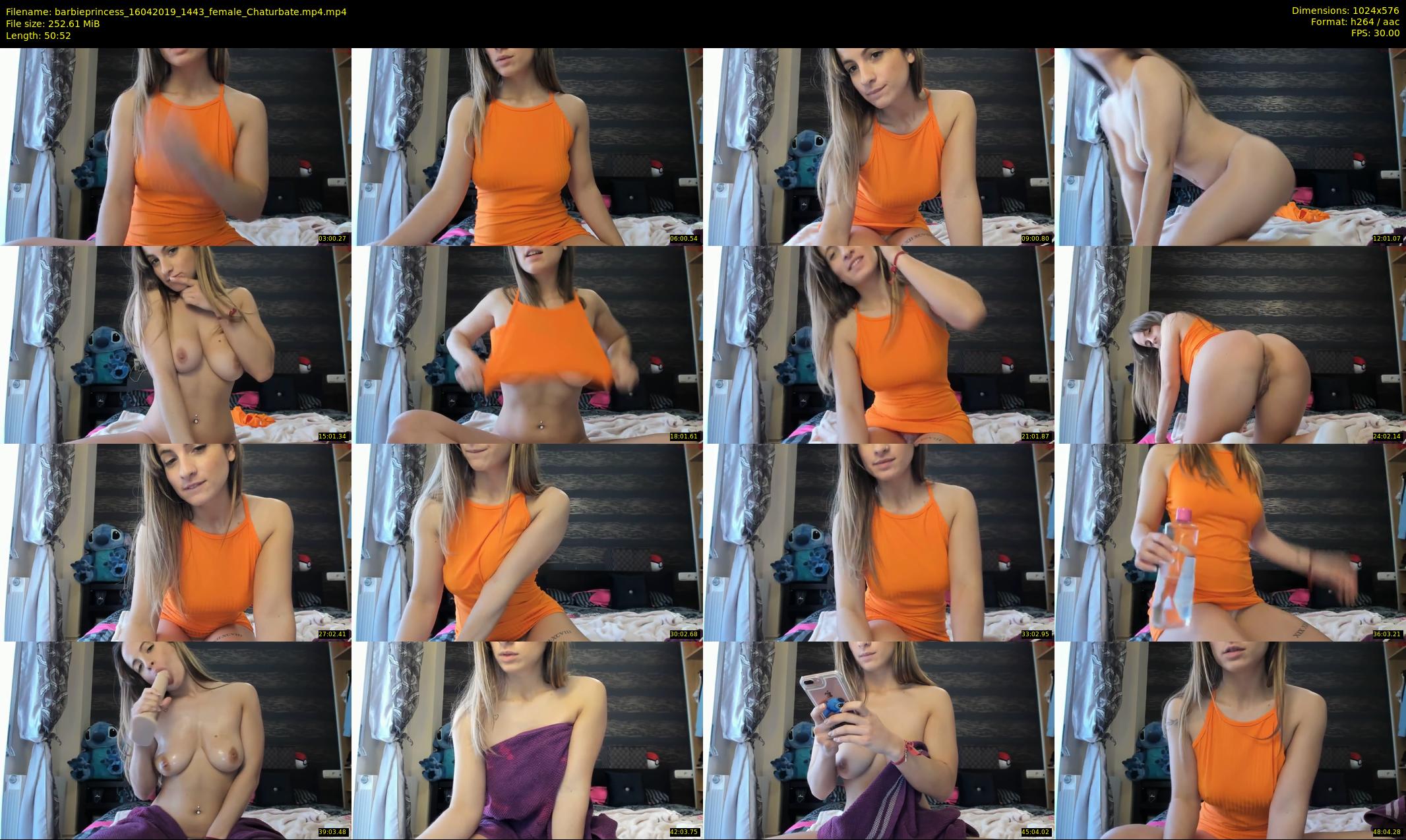 barbieprincess — 51 minute Chaturbate female cam show recording, 480p, Apr 16, 2019