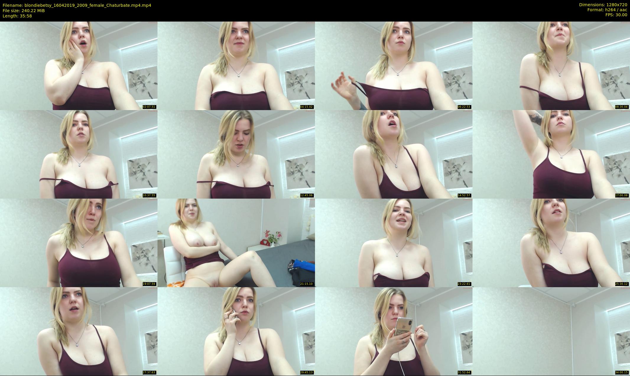 blondiebetsy — 36 minute Chaturbate female cam show recording, 720p, Apr 16, 2019