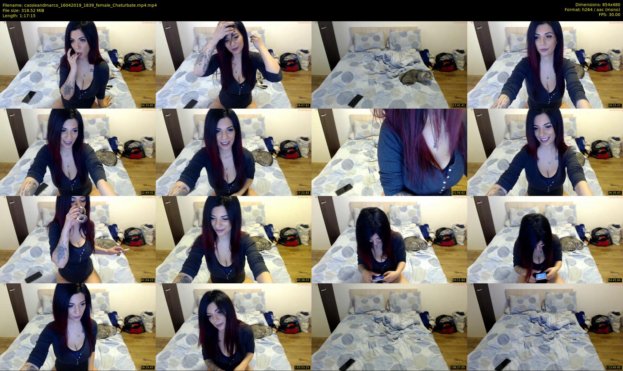 cassieandmarco — 78 minute Chaturbate female cam show recording, 480p, Apr 16, 2019