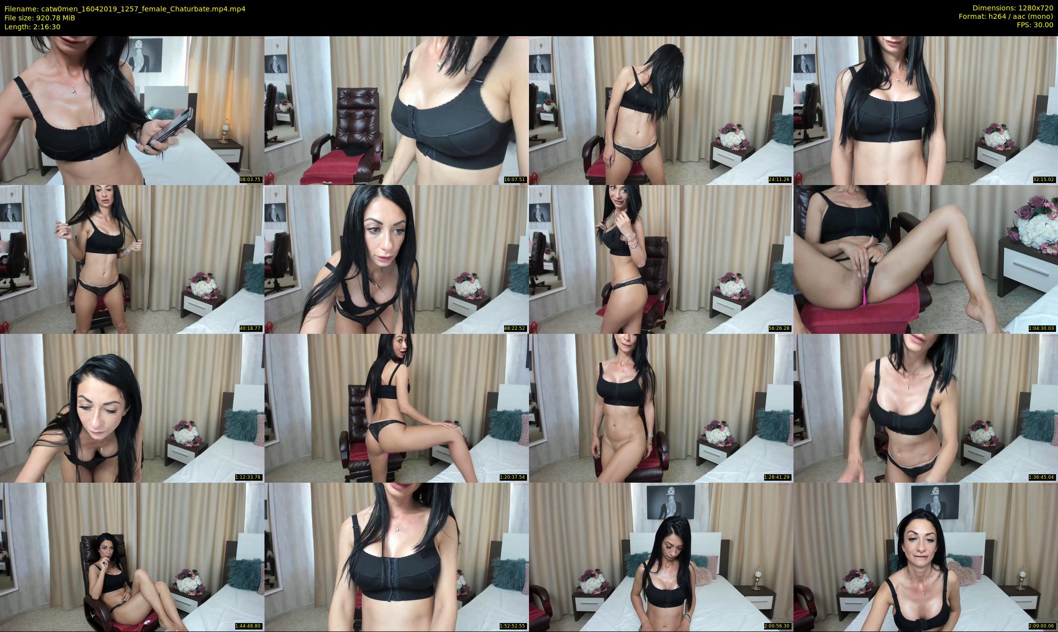 catw0men — 137 minute Chaturbate female cam show recording, 720p, Apr 16, 2019