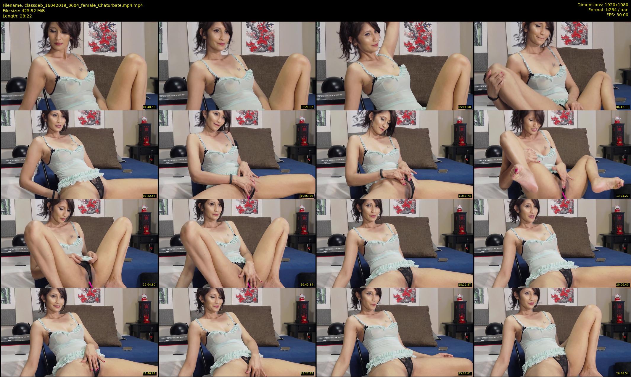 classdeb — 29 minute Chaturbate female cam show recording, 1080p, Apr 16, 2019