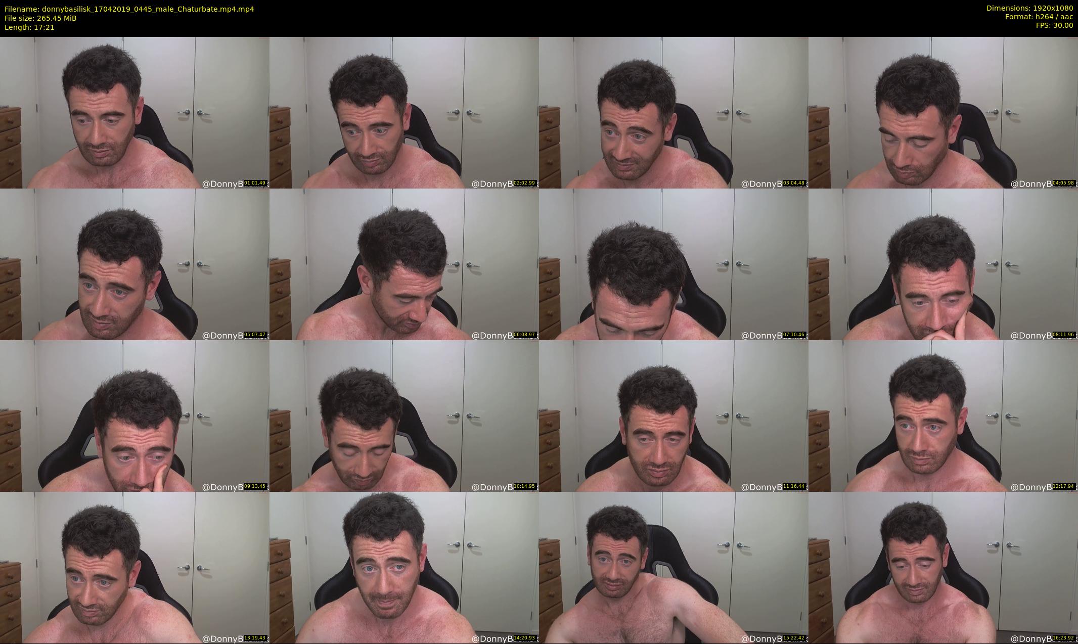 donnybasilisk — 18 minute Chaturbate male cam show recording, 1080p, Apr 17, 2019