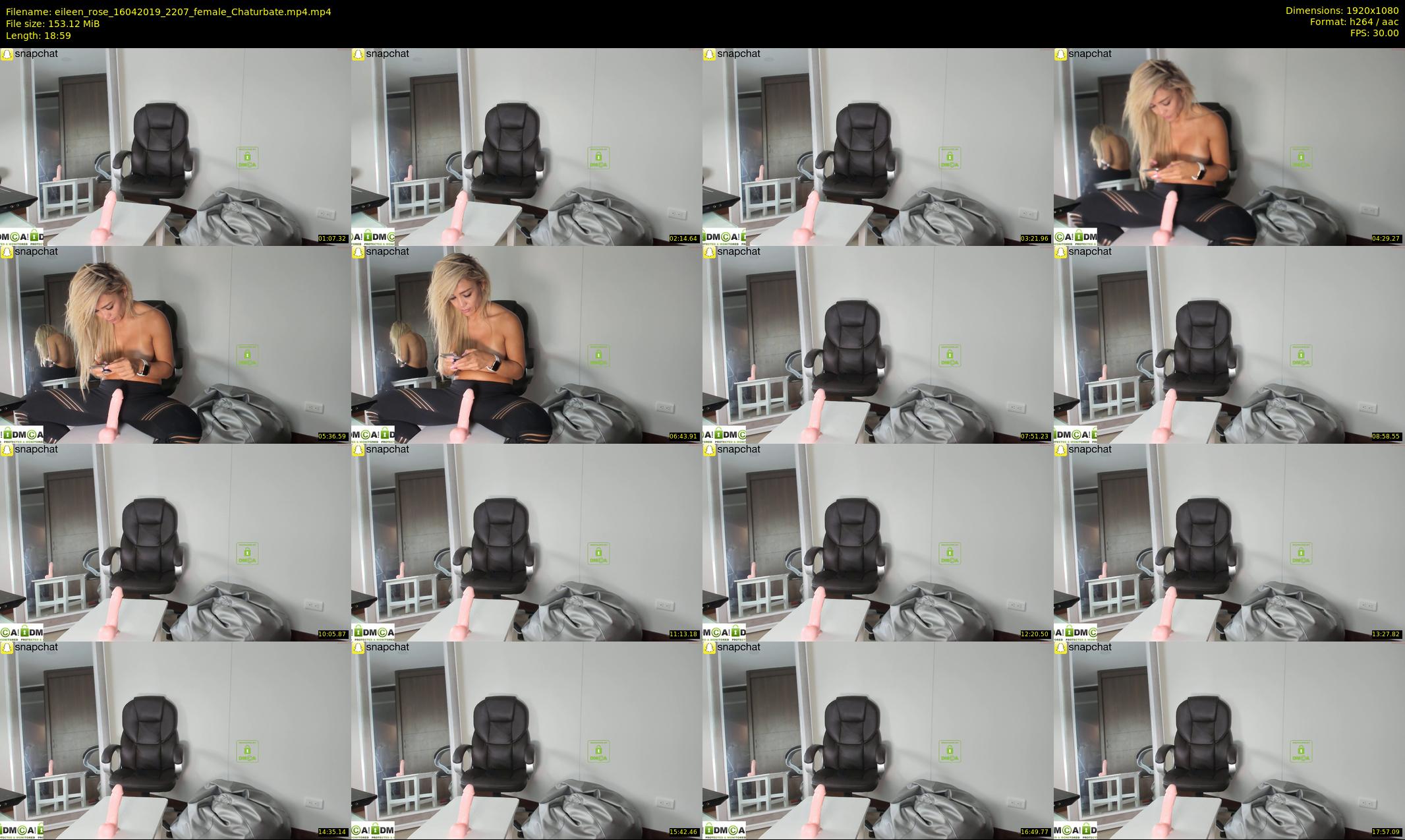 eileen_rose — 19 minute Chaturbate female cam show recording, 1080p, Apr 16, 2019