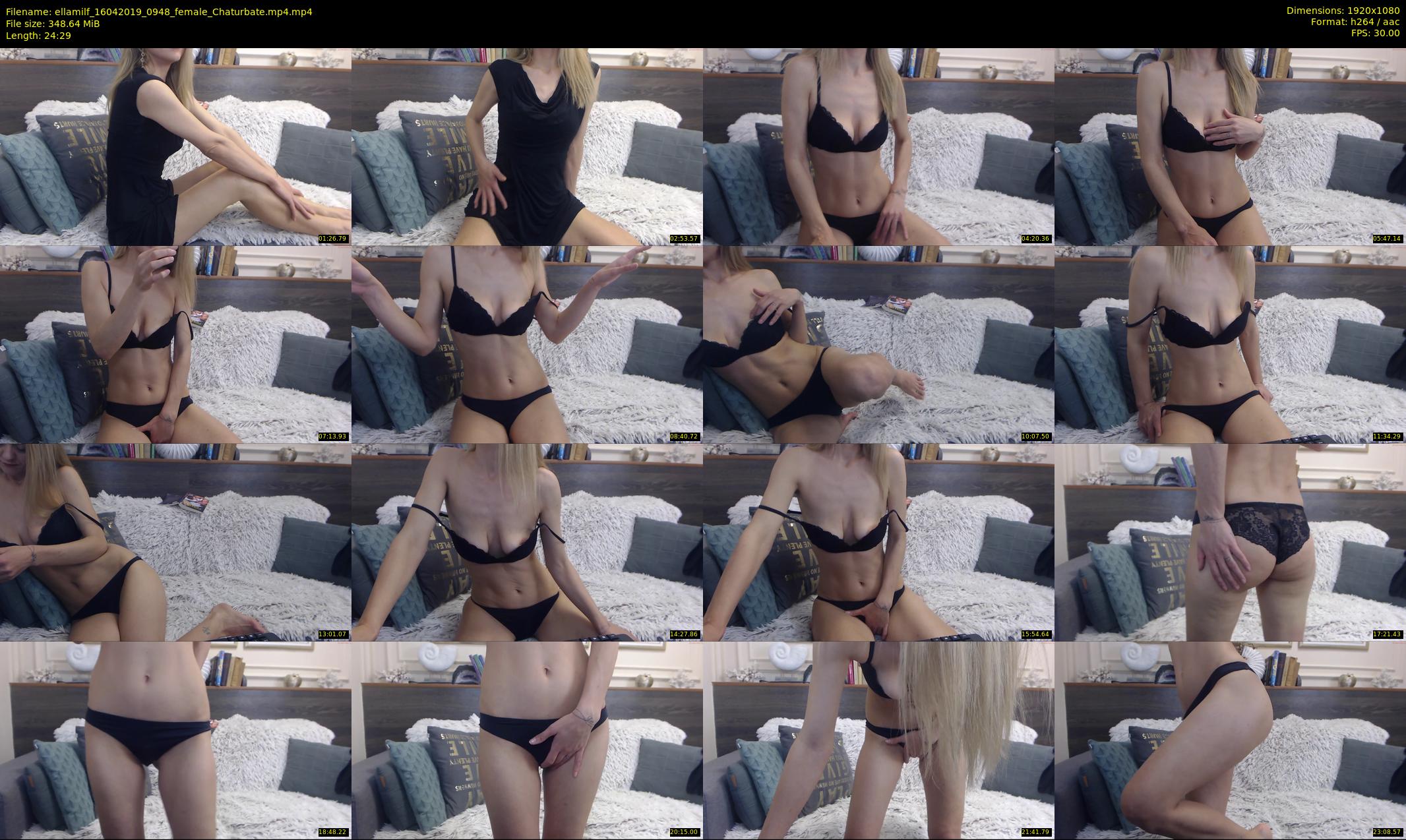 ellamilf — 25 minute Chaturbate female cam show recording, 1080p, Apr 16, 2019