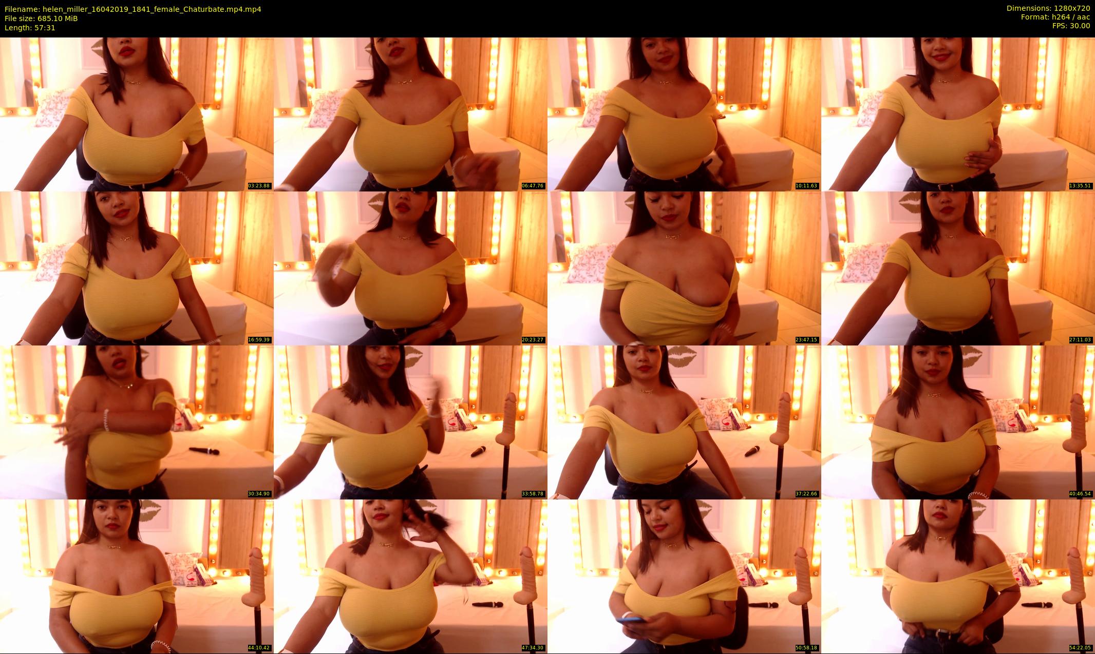 helen_miller — 58 minute Chaturbate female cam show recording, 720p, Apr 16, 2019