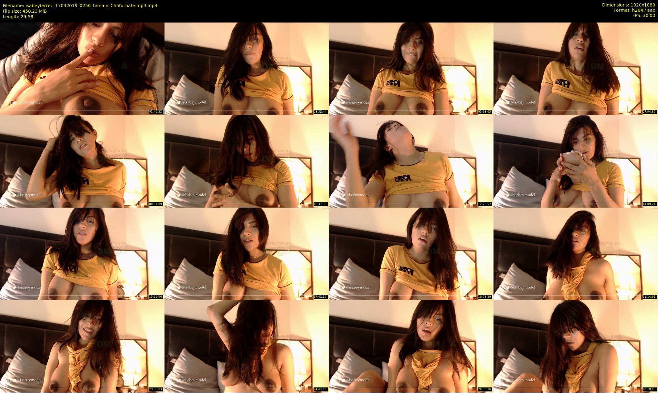 isabeyferrec — 30 minute Chaturbate female cam show recording, 1080p, Apr 17, 2019